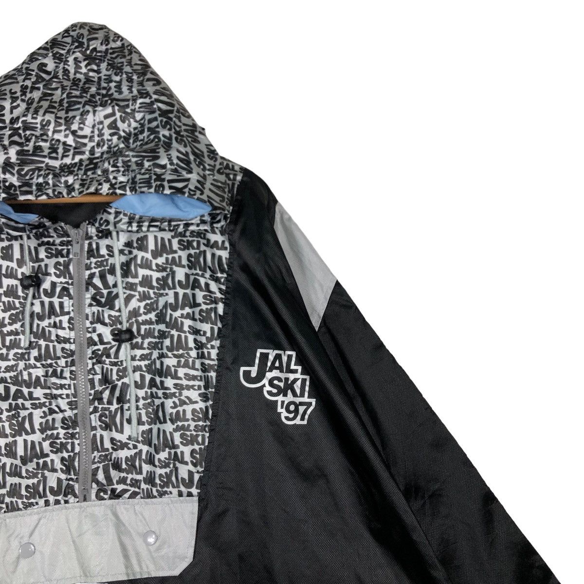 Japanese Brand 🔥Vintage Jal Ski 97 Light Windbreaker Jacket Overprint Size US L / EU 52-54 / 3 - 6 Thumbnail