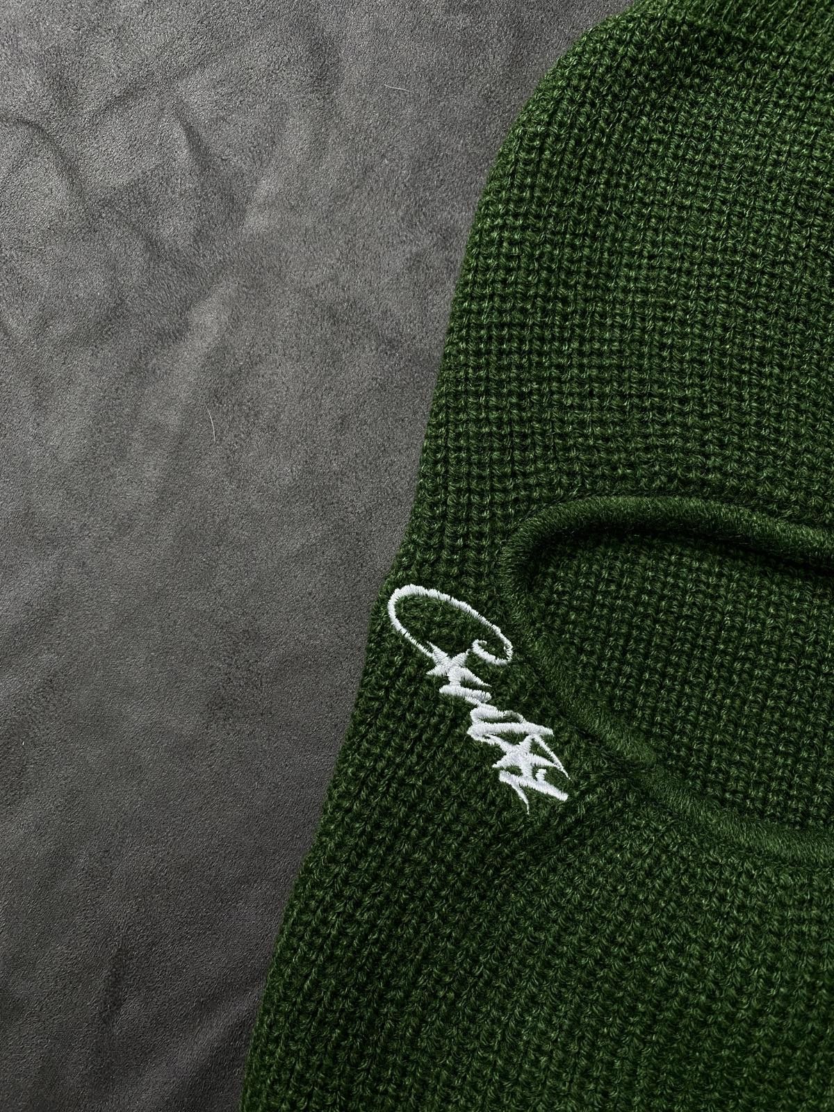 Corteiz Corteiz 5 Starz Baby Green Knit Bally Balaclava Ski Mask Size ONE SIZE - 2 Thumbnail