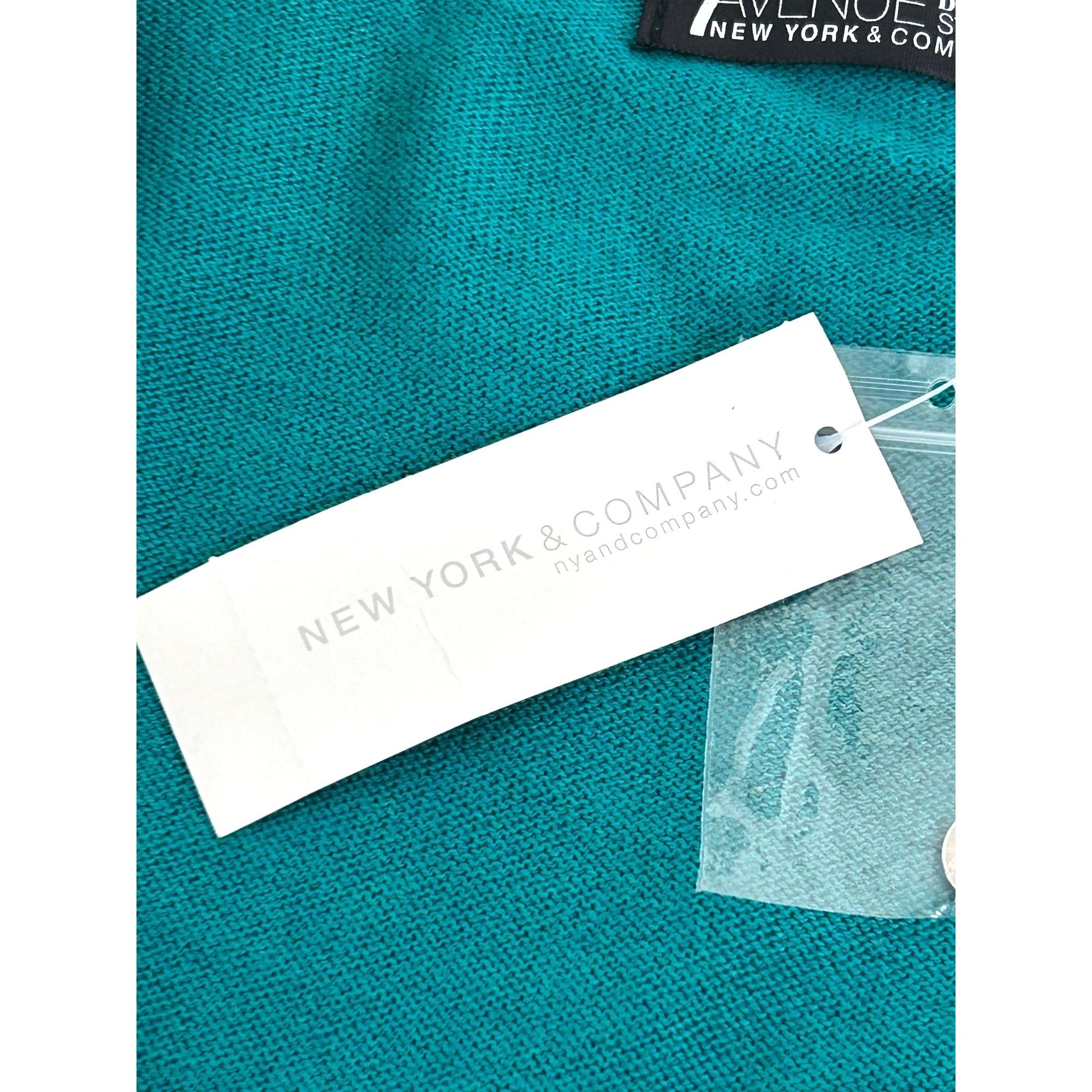 Other NY & Co 7th Avenue Teal Green Cardigan XS Petite Button Up Size XS / US 0-2 / IT 36-38 - 6 Thumbnail