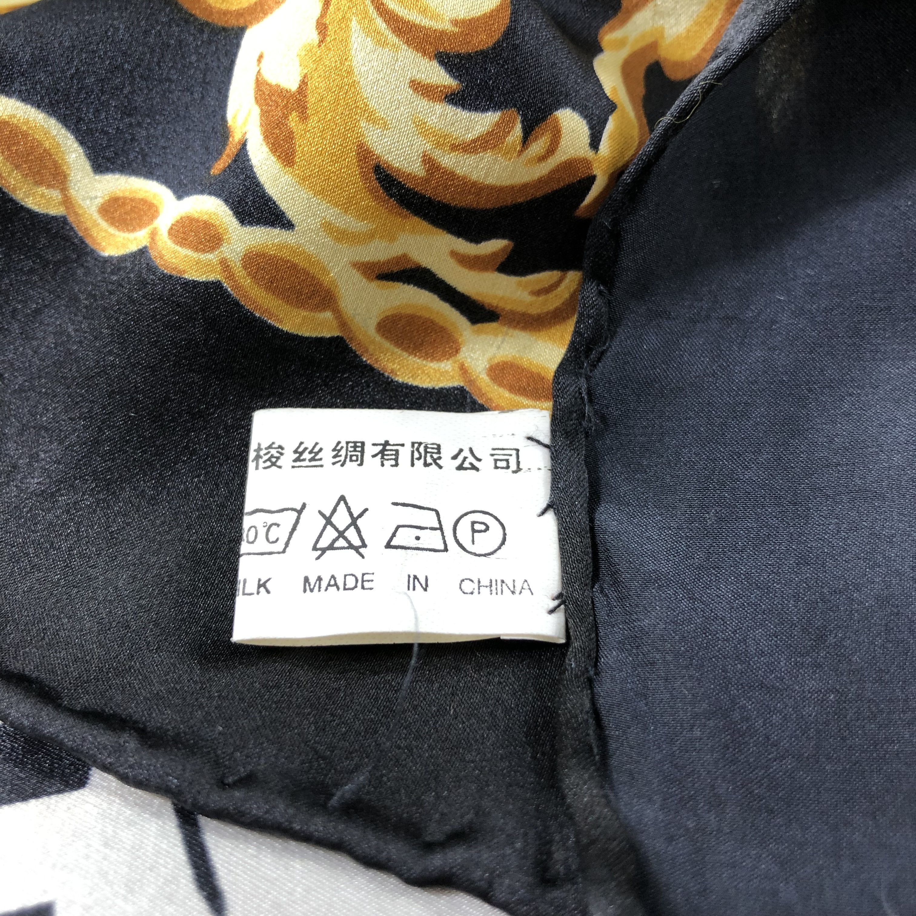 Vintage Music Cords Hand Rolled Silk Scarf M911 Size ONE SIZE - 6 Thumbnail
