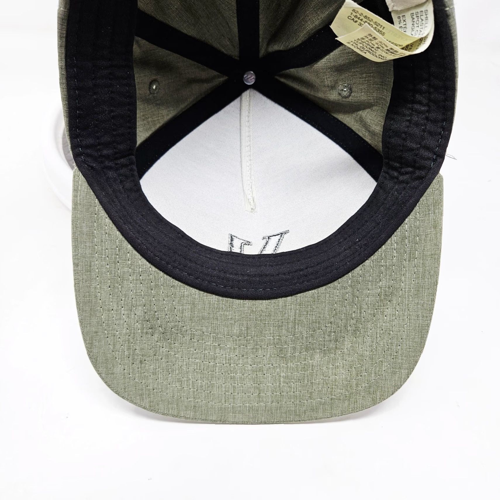 Vuori Vuori Hat Cap Baseball Snap Back One Size Green Mens Logo Performance Stretch Adaptable Casual Summer Solid Polyester Spandex Size ONE SIZE - 6 Thumbnail