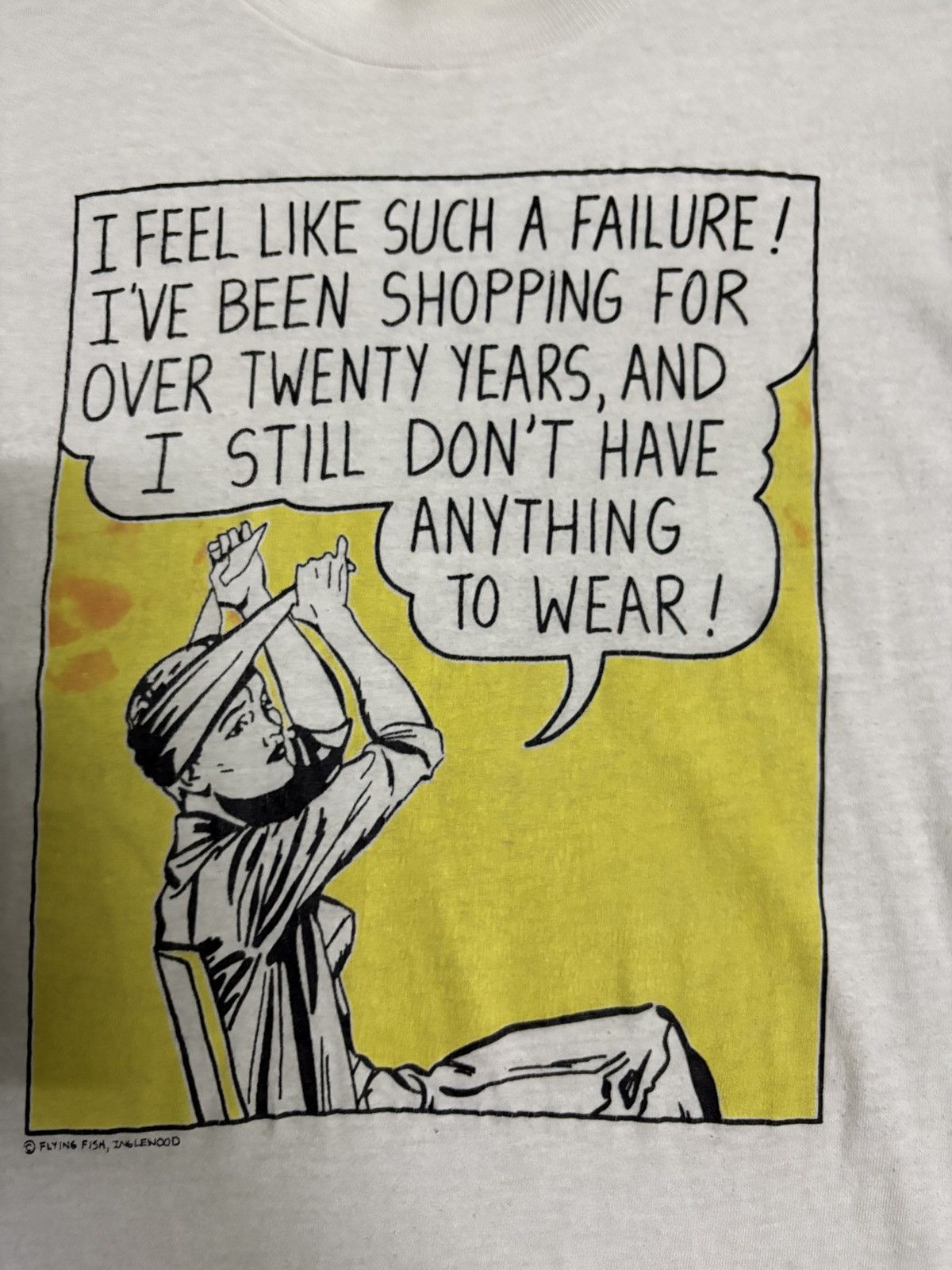 Vintage Vintage 80s Roy Lichtenstein Pop Art Women PosterT Shirt Size US L / EU 52-54 / 3 - 3 Thumbnail
