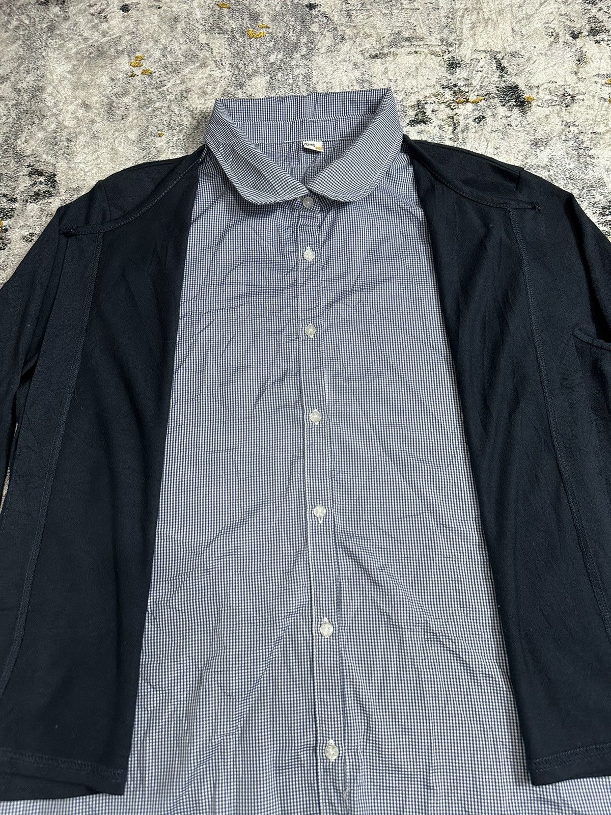 20471120 CRAZY GOTHIC SHIRT DOUBLE LAYER DINABIRD LGB STYLED Size US L / EU 52-54 / 3 - 3 Thumbnail
