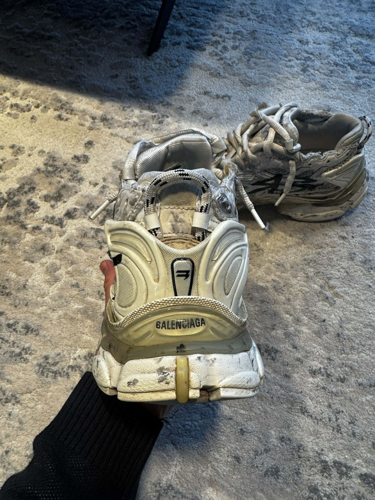 Balenciaga Balenciaga Runner Graffiti Size US 11 / EU 44 - 4 Thumbnail
