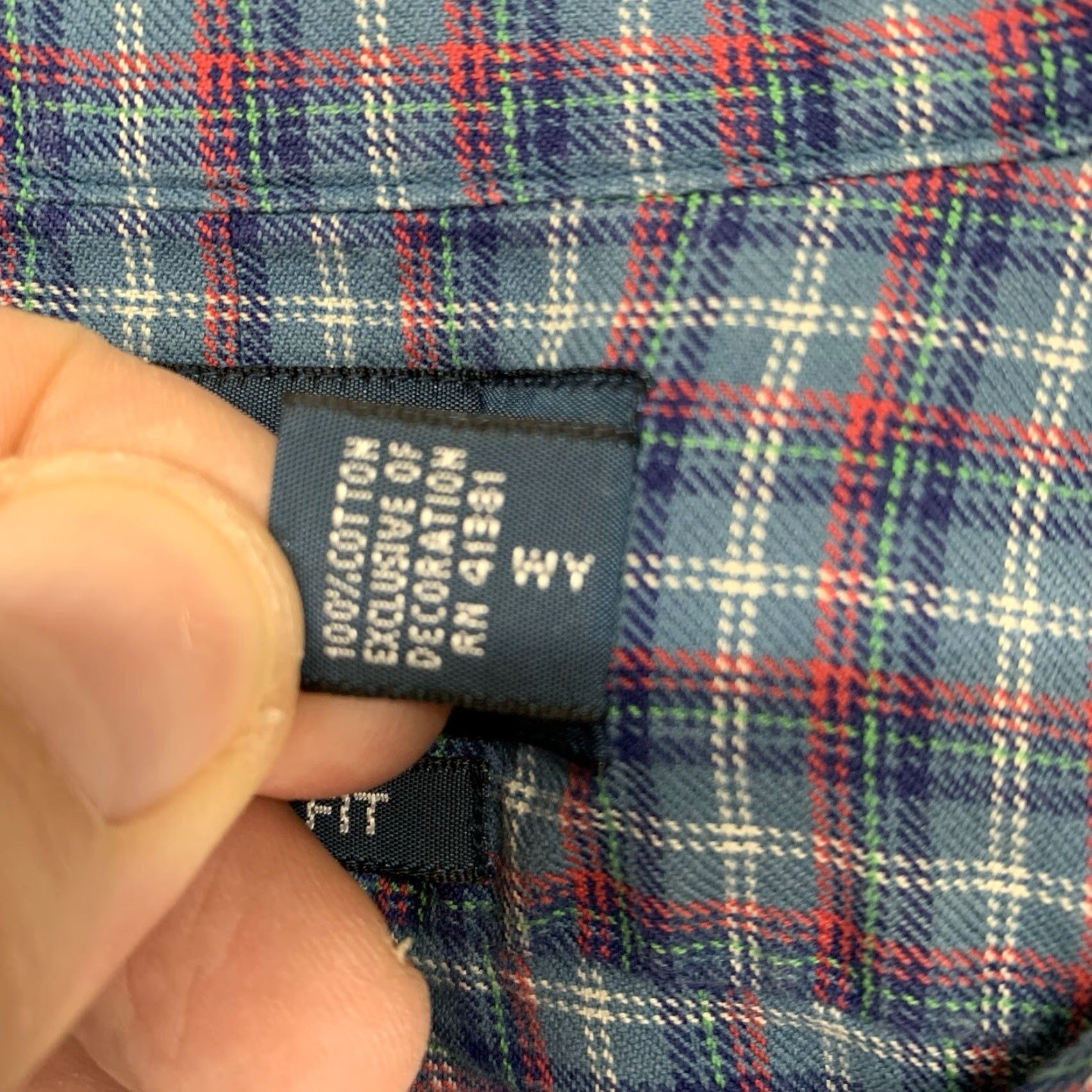 Polo Ralph Lauren VINTAGE Polo Ralph Lauren Men's XL Shirt Button-Down Blue Plaid Cotton Classic Fit All Seasons Size US XL / EU 56 / 4 - 7 Thumbnail