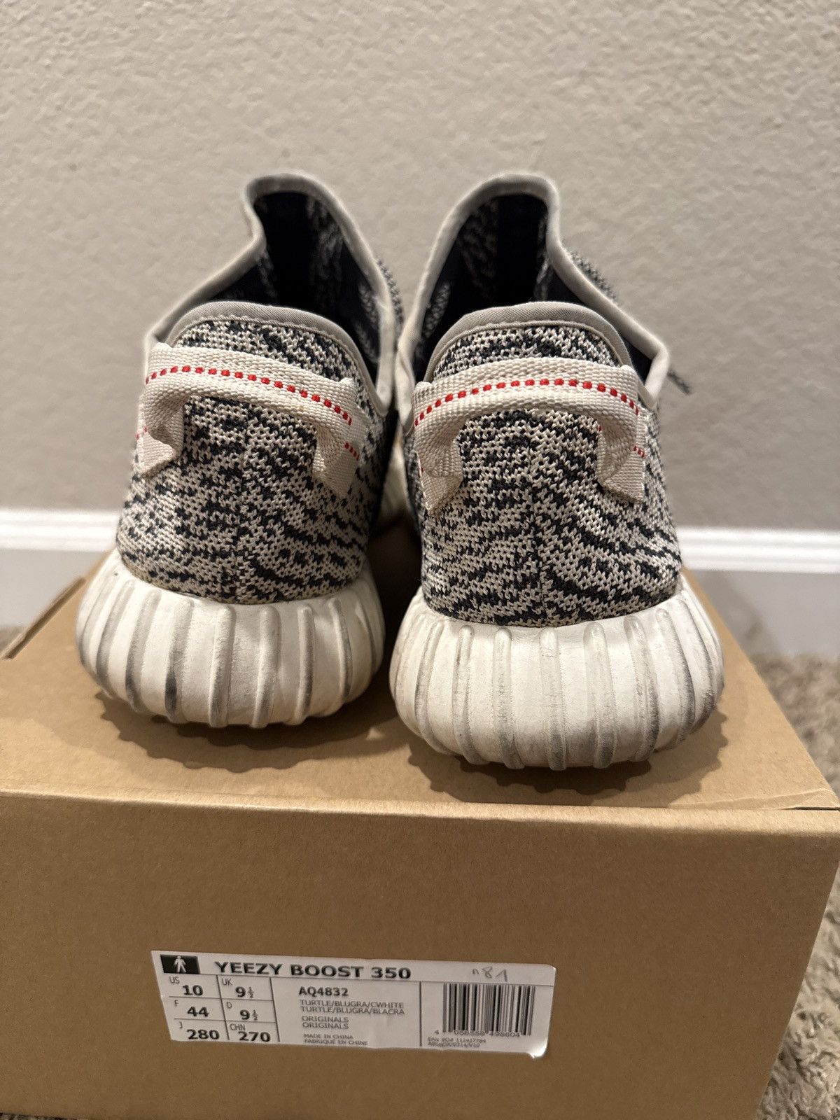 Adidas Adidas Yeezy Boost 350 Turtle Dove 2015 Size US 10 / EU 43 - 3 Thumbnail