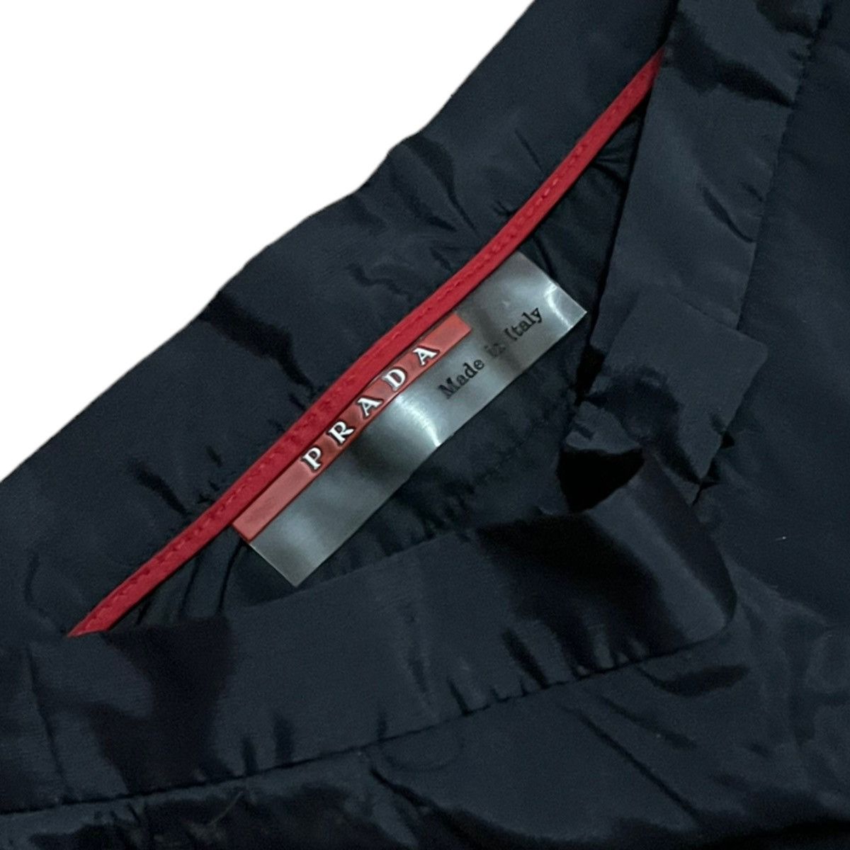 Designer × Prada Prada nylon red tab track pants Size 24" / US 00 / IT 34 - 5 Thumbnail