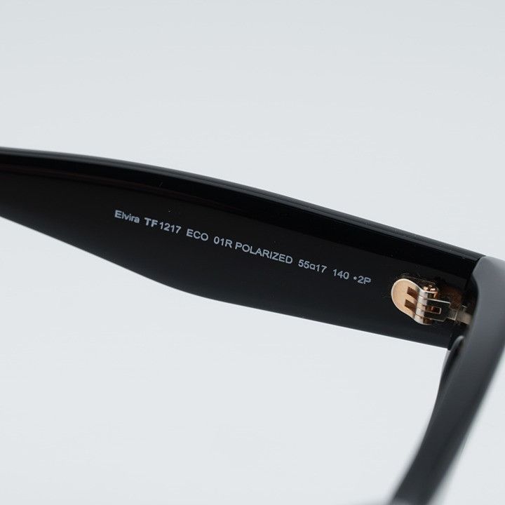 Tom Ford Tom Ford Elvira FT1217 01R Sunglasses Black Cat Eye Frame Size ONE SIZE - 6 Thumbnail
