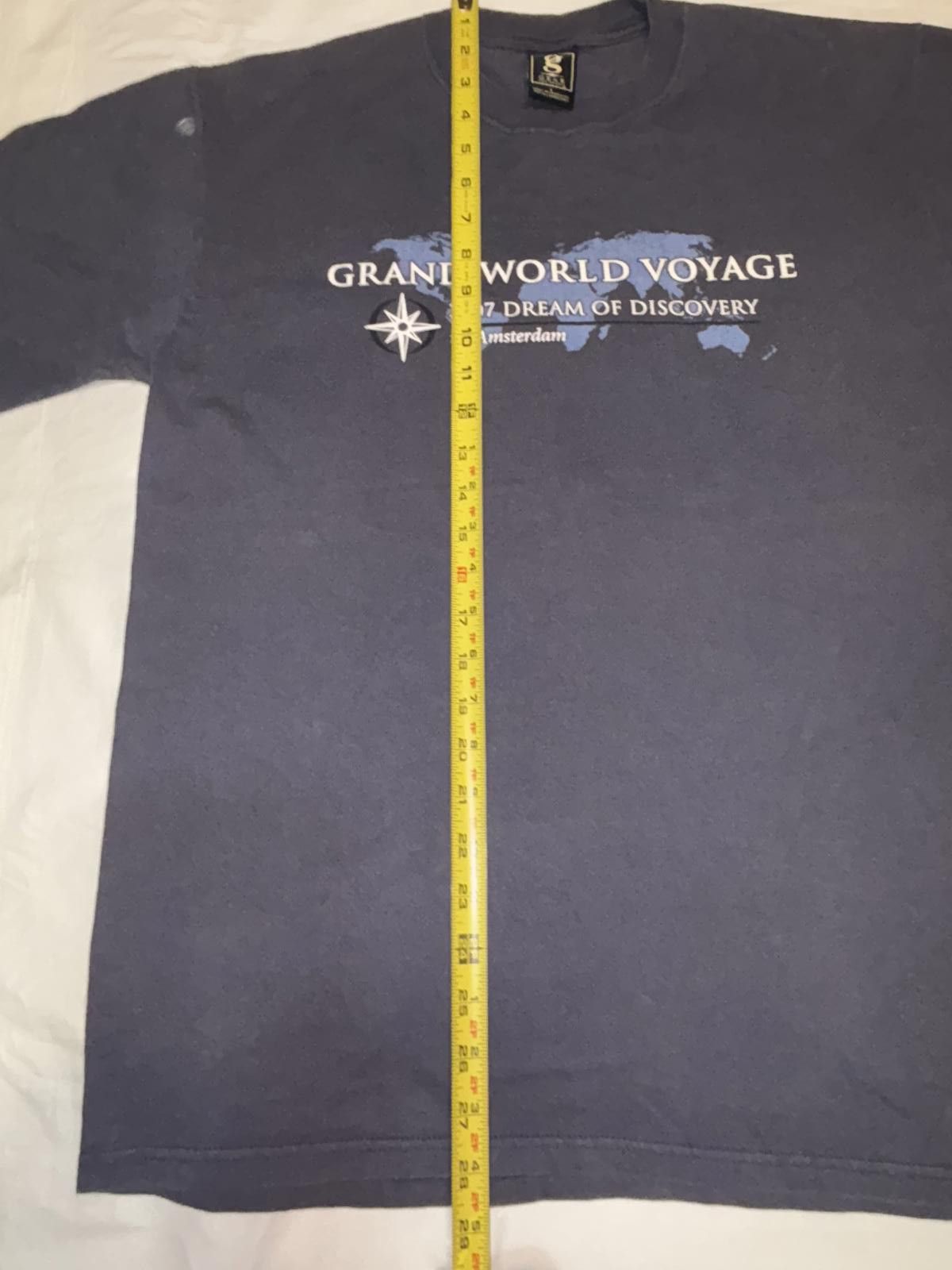 Gildan Grand World Voyage T-Shirt - 2007 Dream of Discovery Size US L / EU 52-54 / 3 - 8 Thumbnail