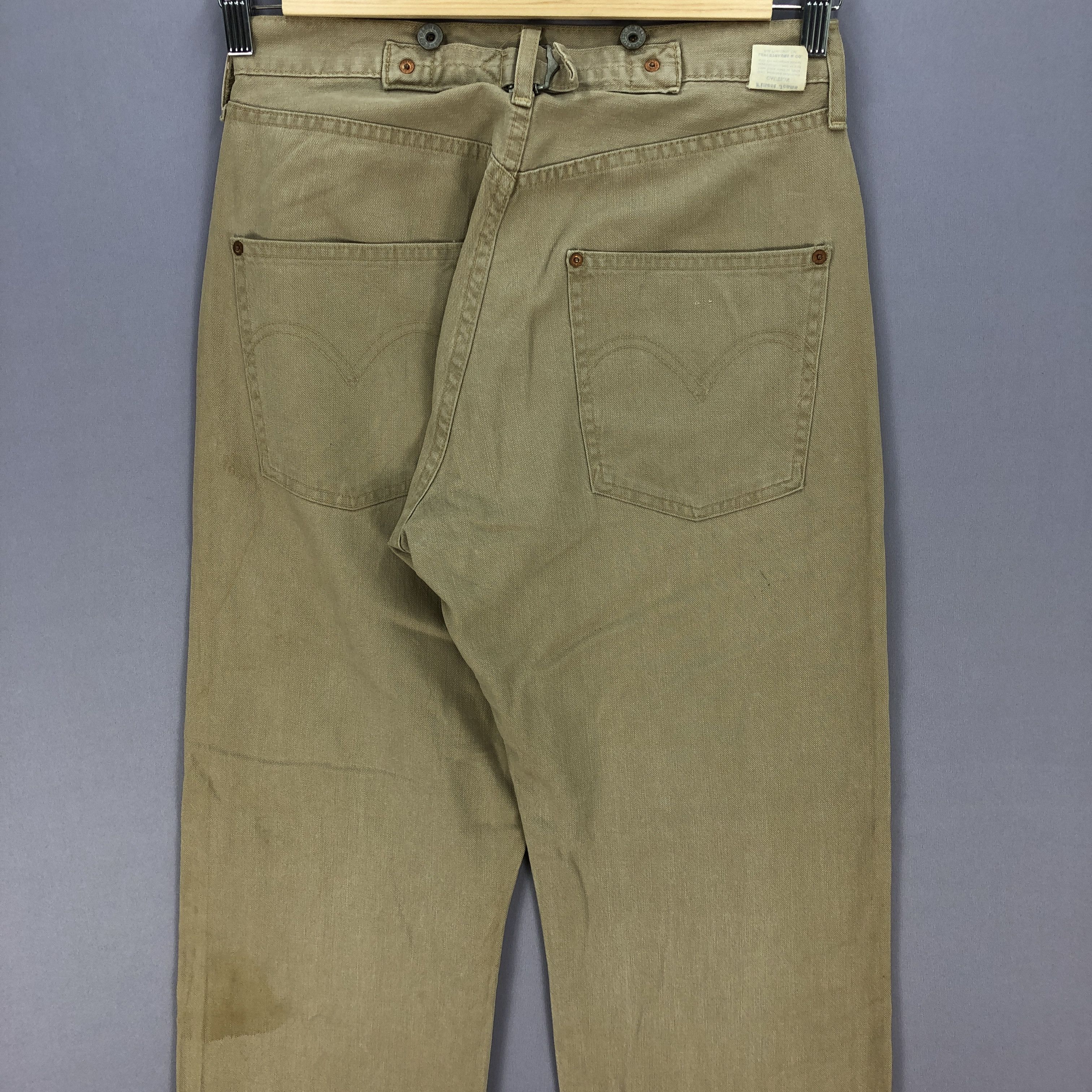 Levi's Vintage 90s Levi's Buckle Back Jeans Levi's 820 Brown Denim Size 28" / US 6 / IT 42 - 4 Thumbnail