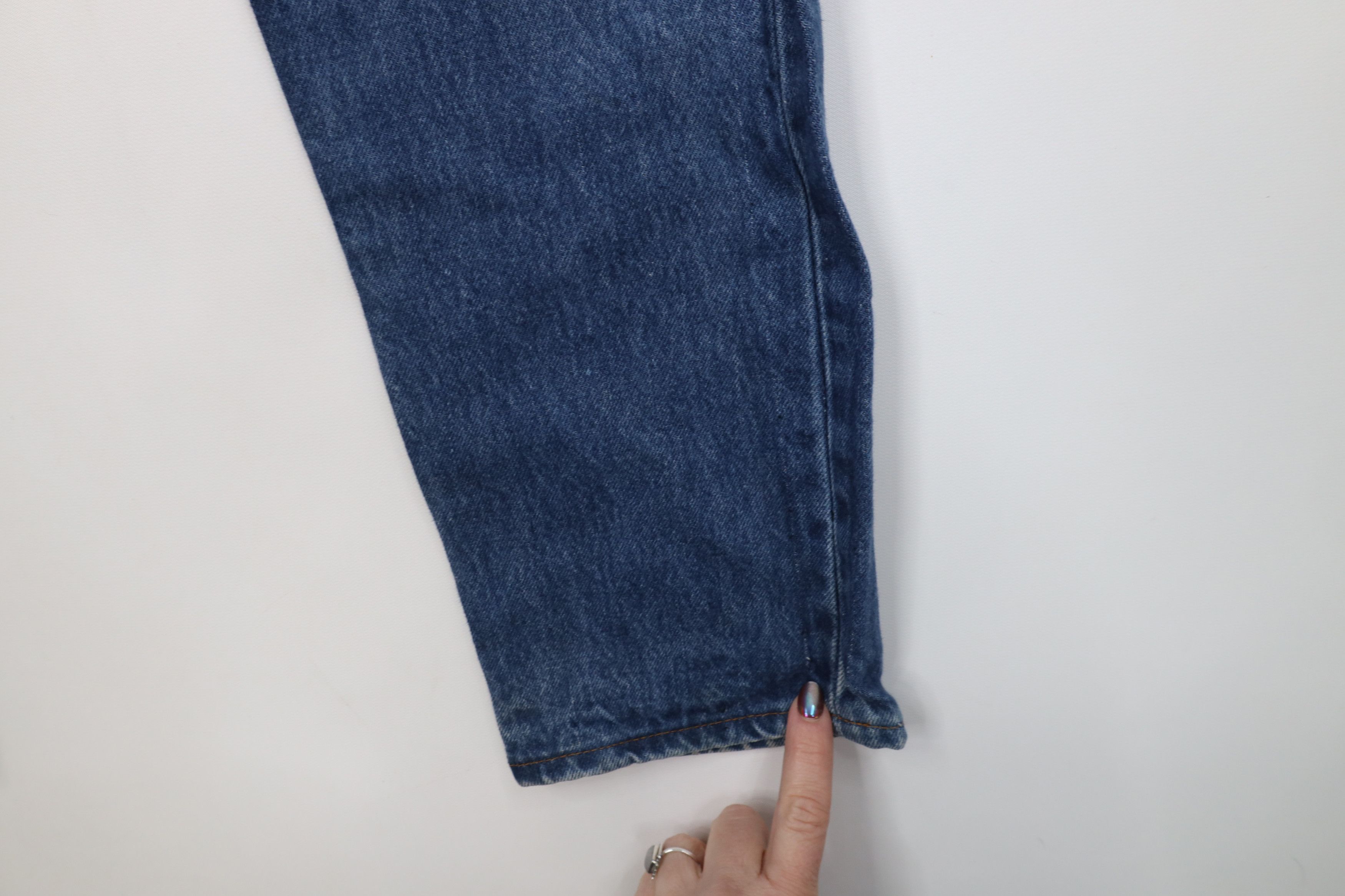 Levi's Vintage 80s Levis 706 Fit Faded Denim Jeans Blue Cotton USA Size 28" / US 6 / IT 42 - 7 Thumbnail