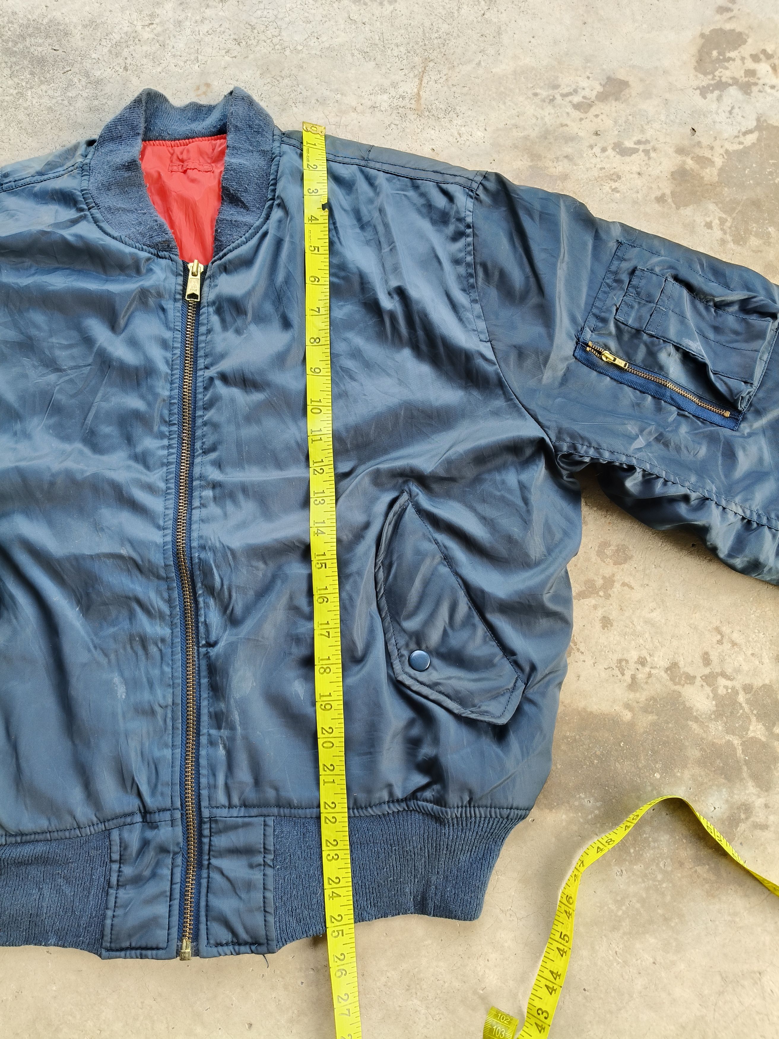 Vintage Air Force Bomber Jacket Size US L / EU 52-54 / 3 - 15 Thumbnail