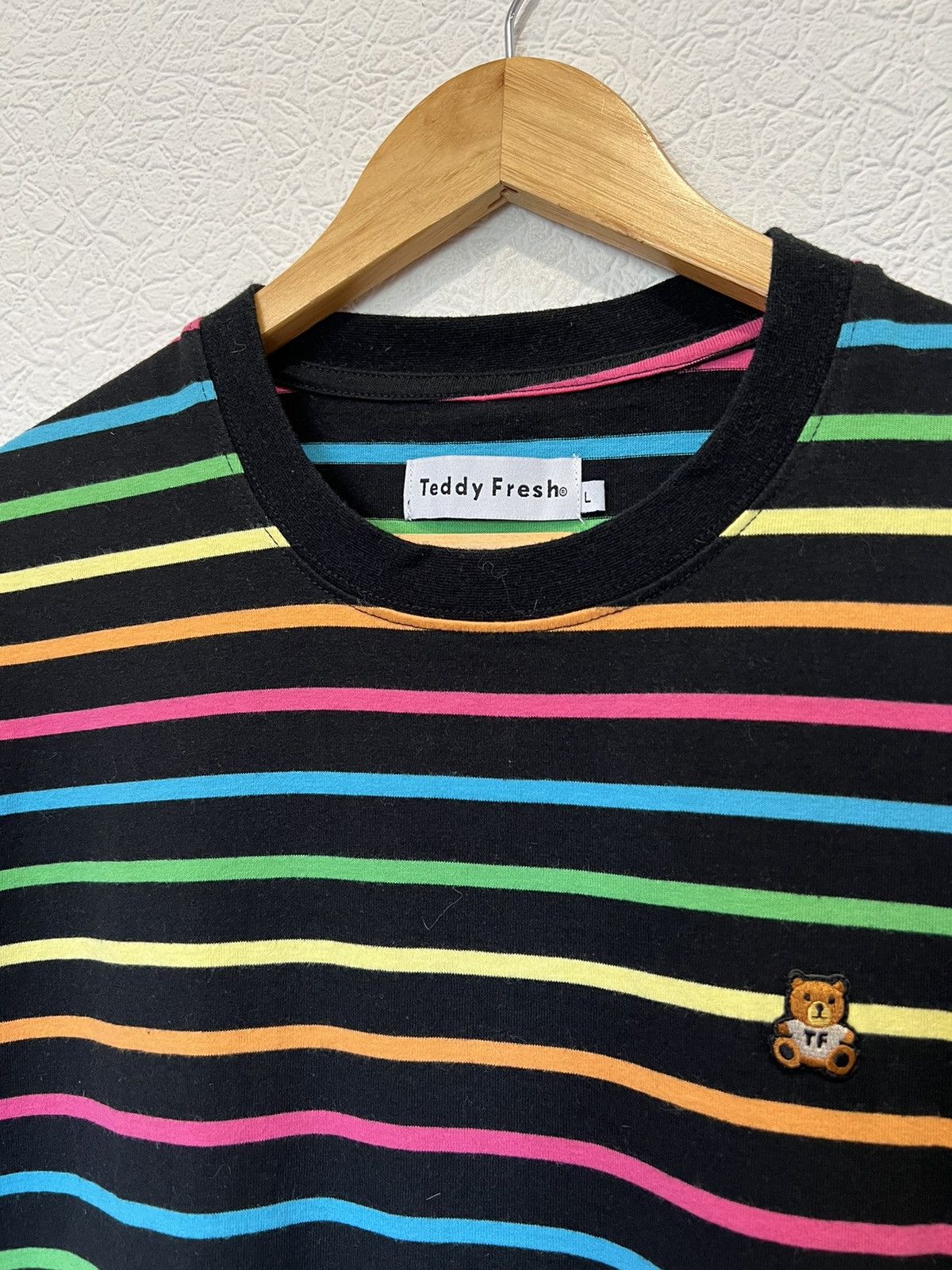 Teddy Fresh Teddy Fresh Striped Multicolor T Shirt Tee Size US L / EU 52-54 / 3 - 2 Thumbnail