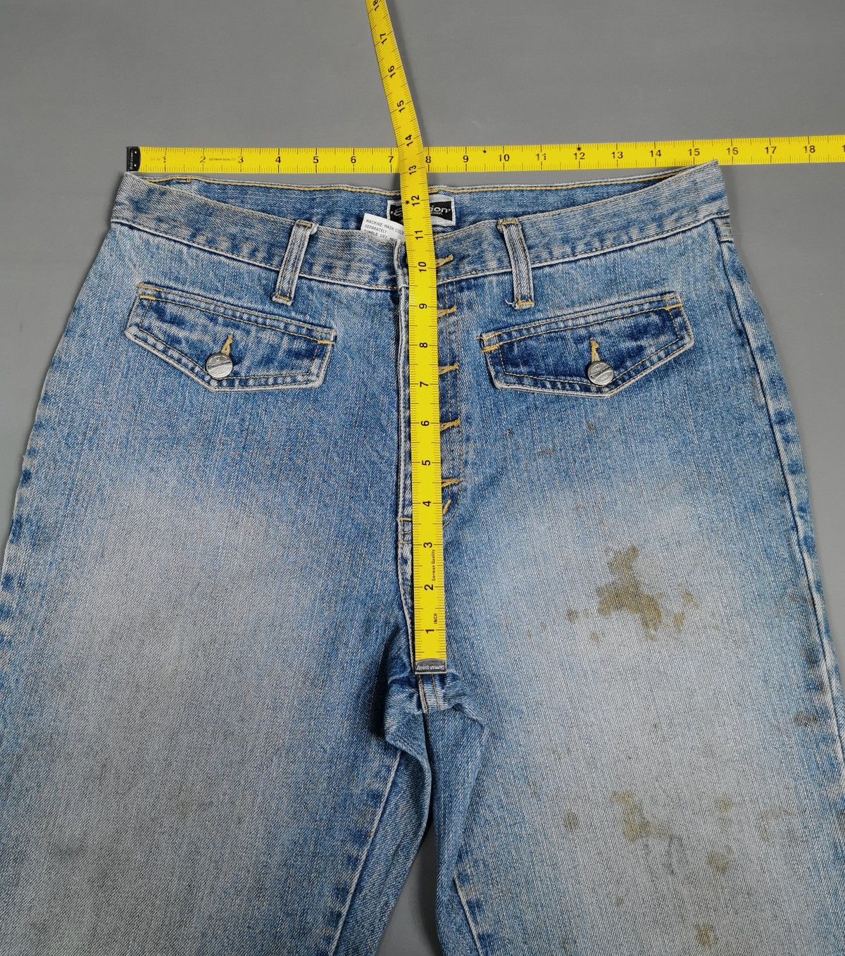 Japanese Brand Flared Evolution Japan Jeans Size US 31 - 11 Thumbnail