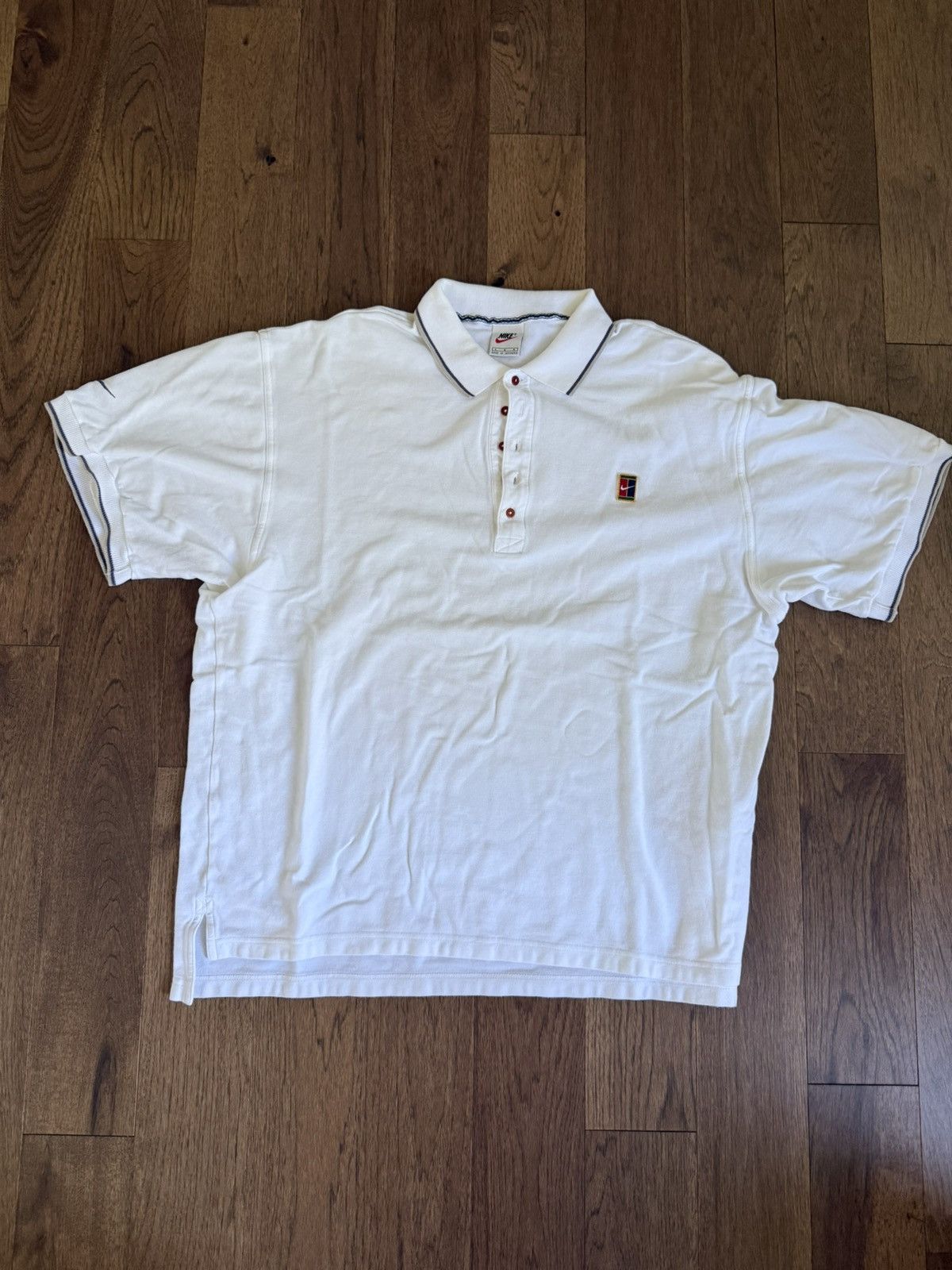 Nike Vintage nike polo Size US L / EU 52-54 / 3 - 1 Thumbnail