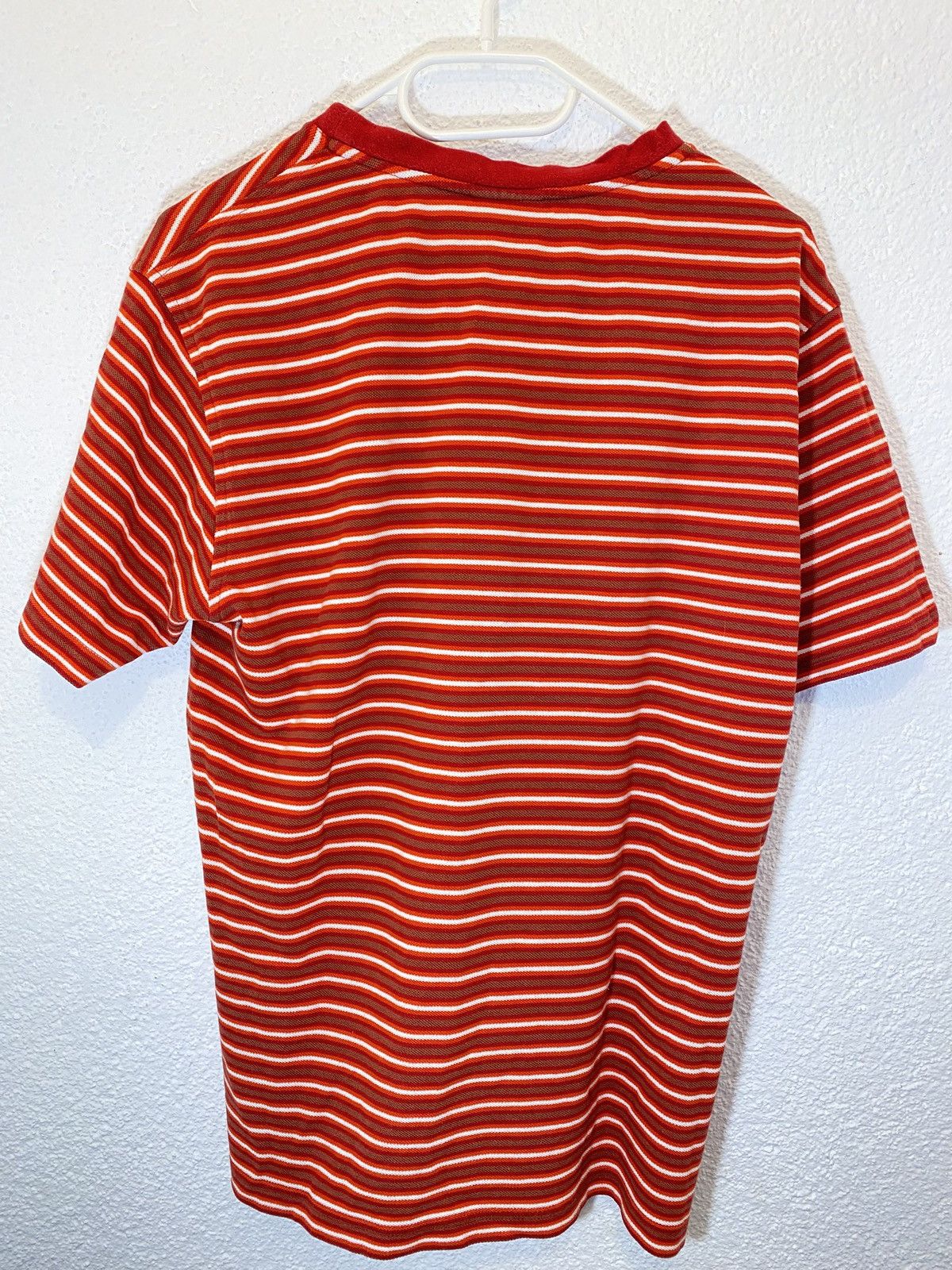 Lacoste Lacoste Stripped T-Shirt Red S Size US S / EU 44-46 / 1 - 2 Thumbnail