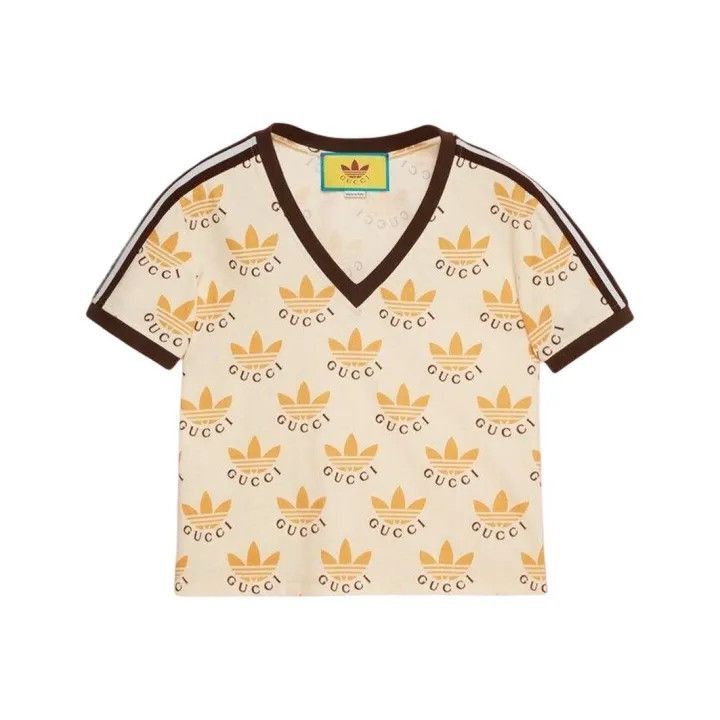 Gucci Gucci Gucci SS22 Geometric Logo Short Sleeve T-Shirt -2506 Size US M / EU 48-50 / 2 - 1 Thumbnail