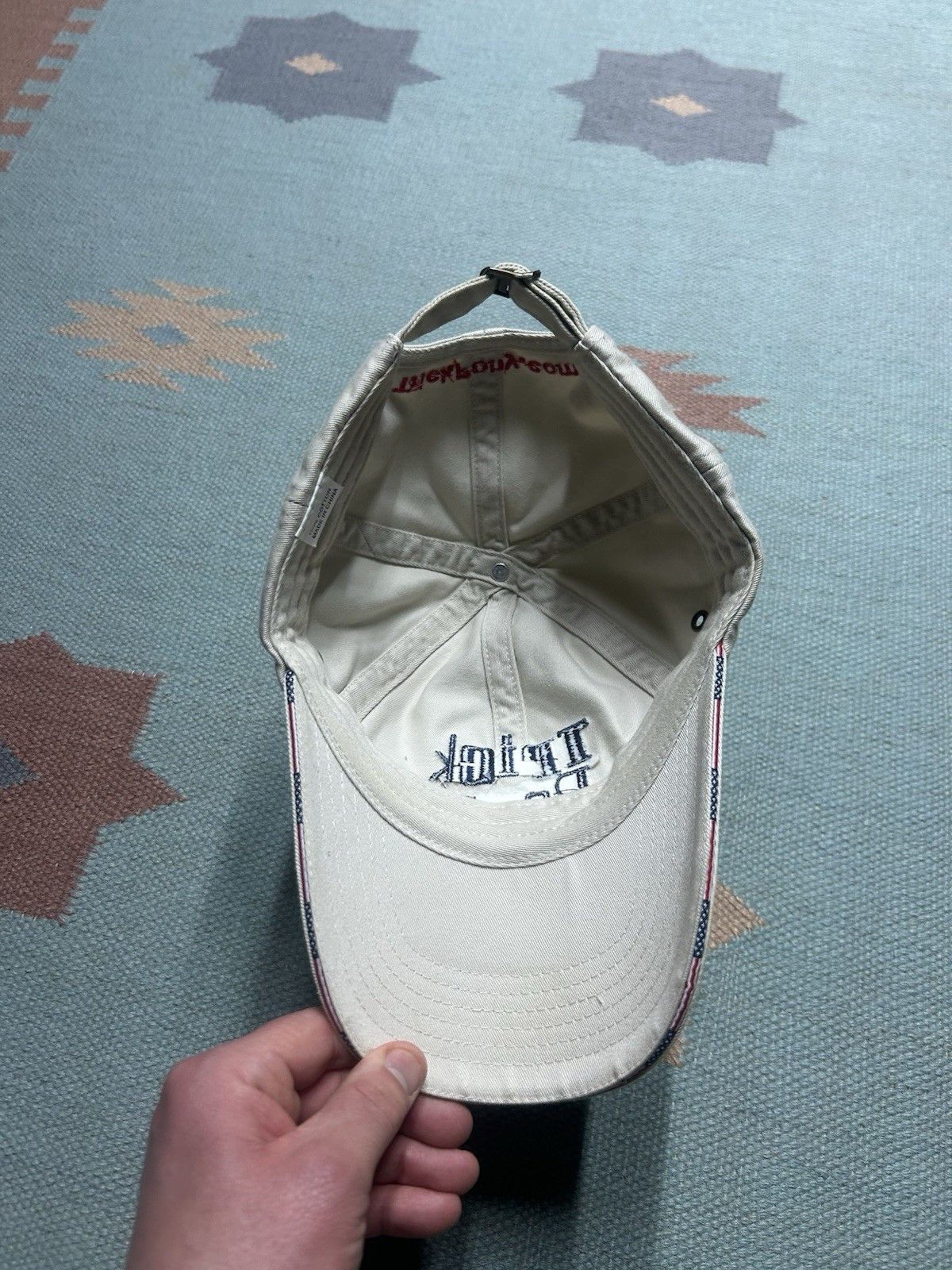 Vintage Vtg strapbac hat dad Trick Pony country music band Nashville Size ONE SIZE - 5 Thumbnail