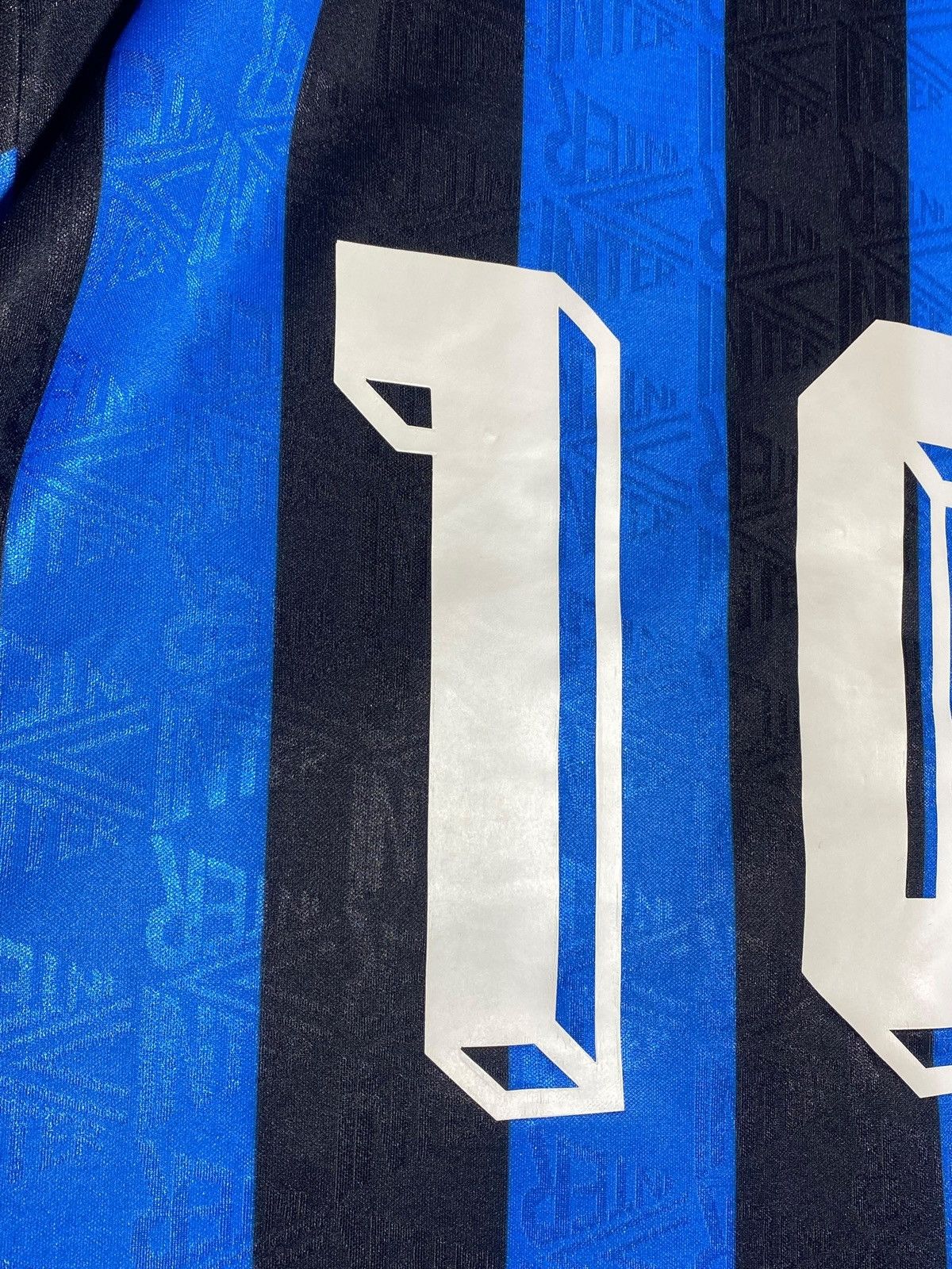 Umbro 🔥 INTER MILAN 1991/92 UMBRO FITGAR JERSEY Y2K ZLATAN CORE Size US XL / EU 56 / 4 - 14 Thumbnail