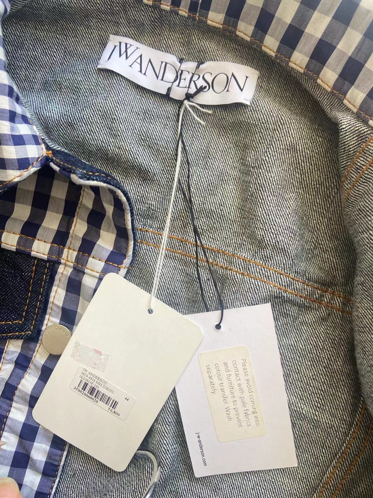 JW Anderson JW Anderson gingham denim patch jacket Size US XS / EU 42 / 0 - 8 Thumbnail