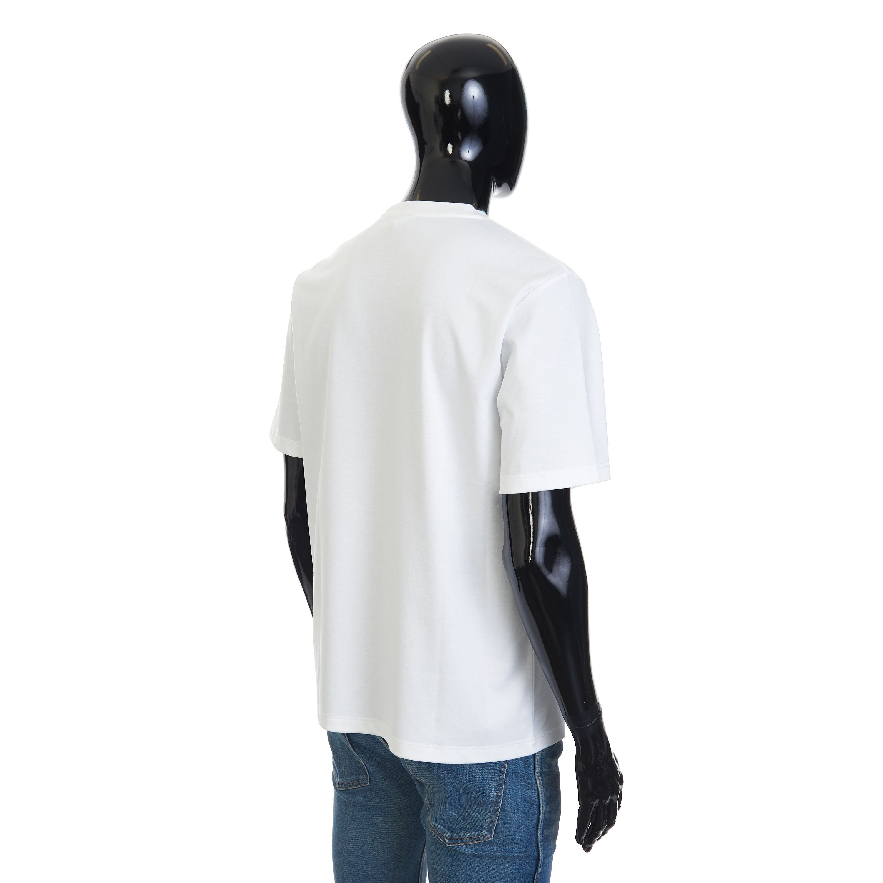 Berluti Oversized Logo Embroidery T-Shirt In White Cotton Size US XXL / EU 58 / 5 - 6 Thumbnail
