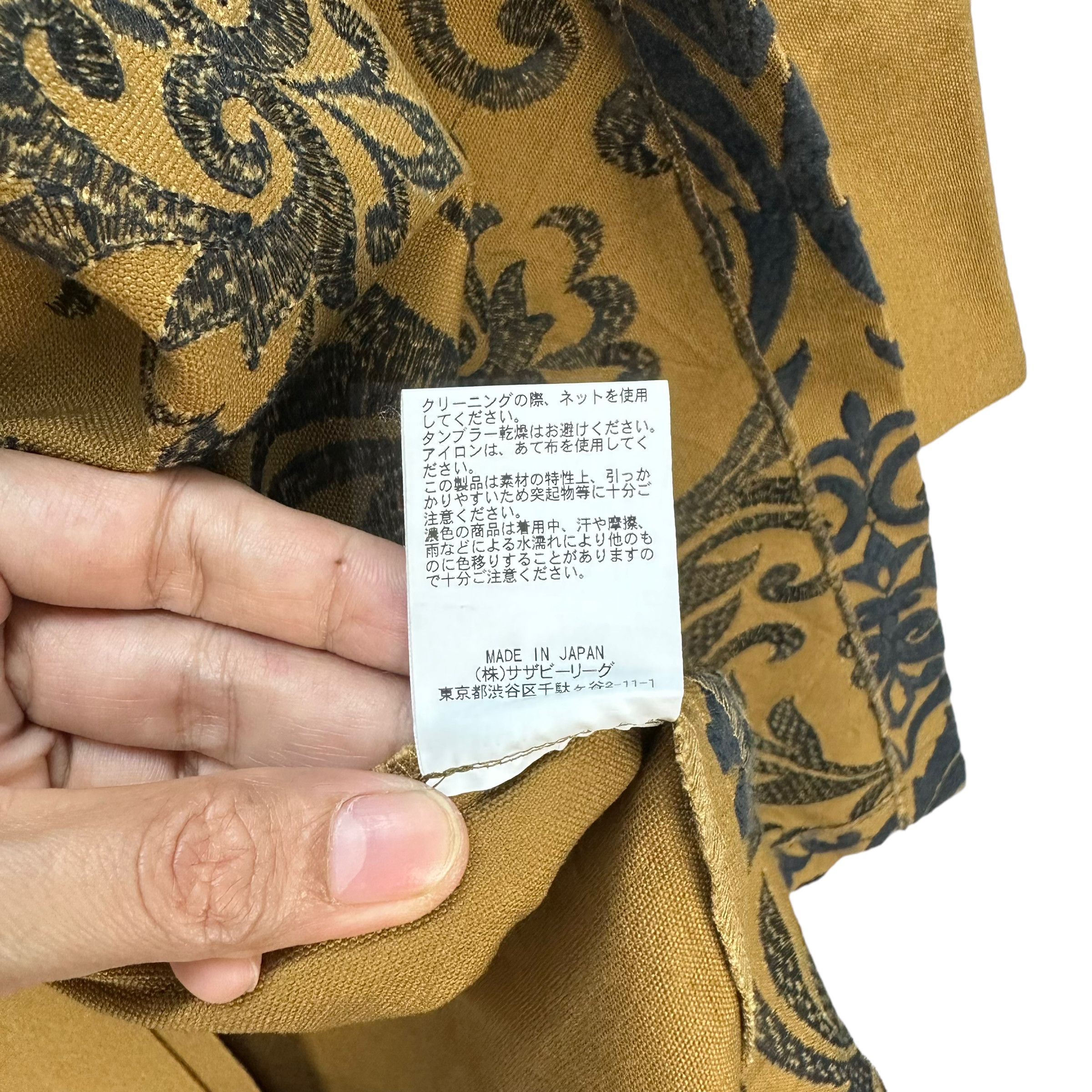 Japanese Brand UNION LAUNCH NICE DESIGN BLOUSE #7788-176 Size M / US 6-8 / IT 42-44 - 11 Thumbnail