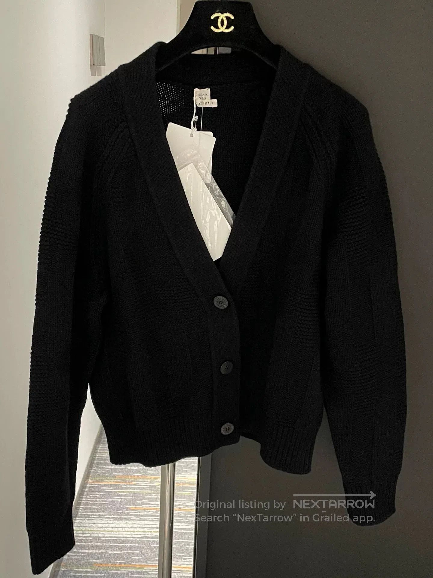 Hermes Hermes Black Knit Cardigan Size 34. Size US S / EU 44-46 / 1 - 1 Thumbnail