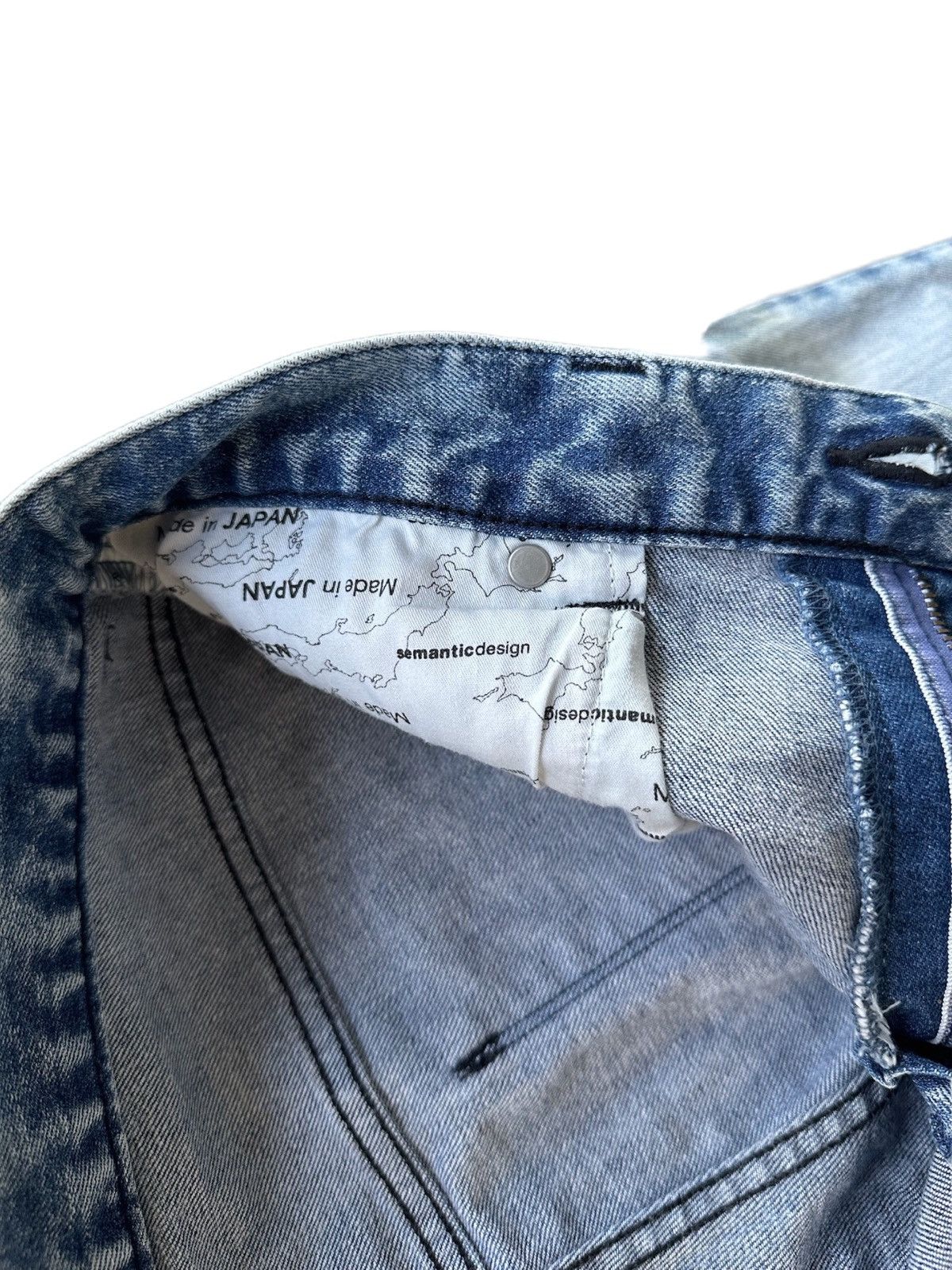 semanticdesign Semantic Design Acid Wash Denim Jeans Size US 32 / EU 48 - 5 Thumbnail