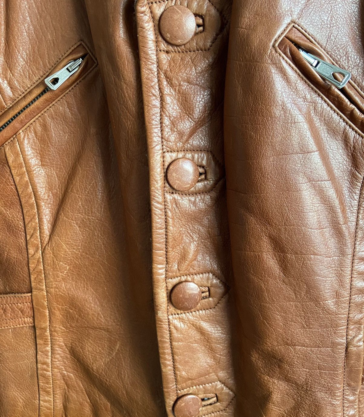 Jean Paul Gaultier × Vintage ULTRA RARE Jean paul gaultier 80s vintage leather jacket Size US L / EU 52-54 / 3 - 9 Thumbnail