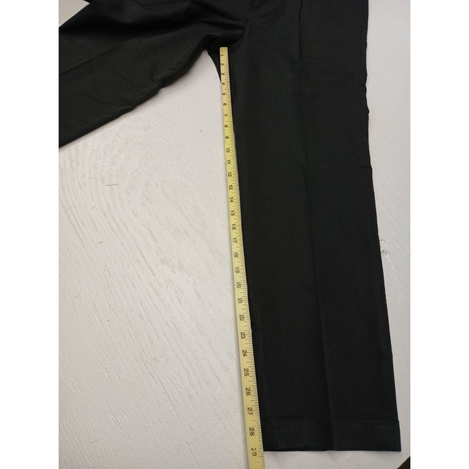Haggar Haggar (32x32) Black Straight Fit Soft Dress Slacks Size US 32 / EU 48 - 3 Thumbnail