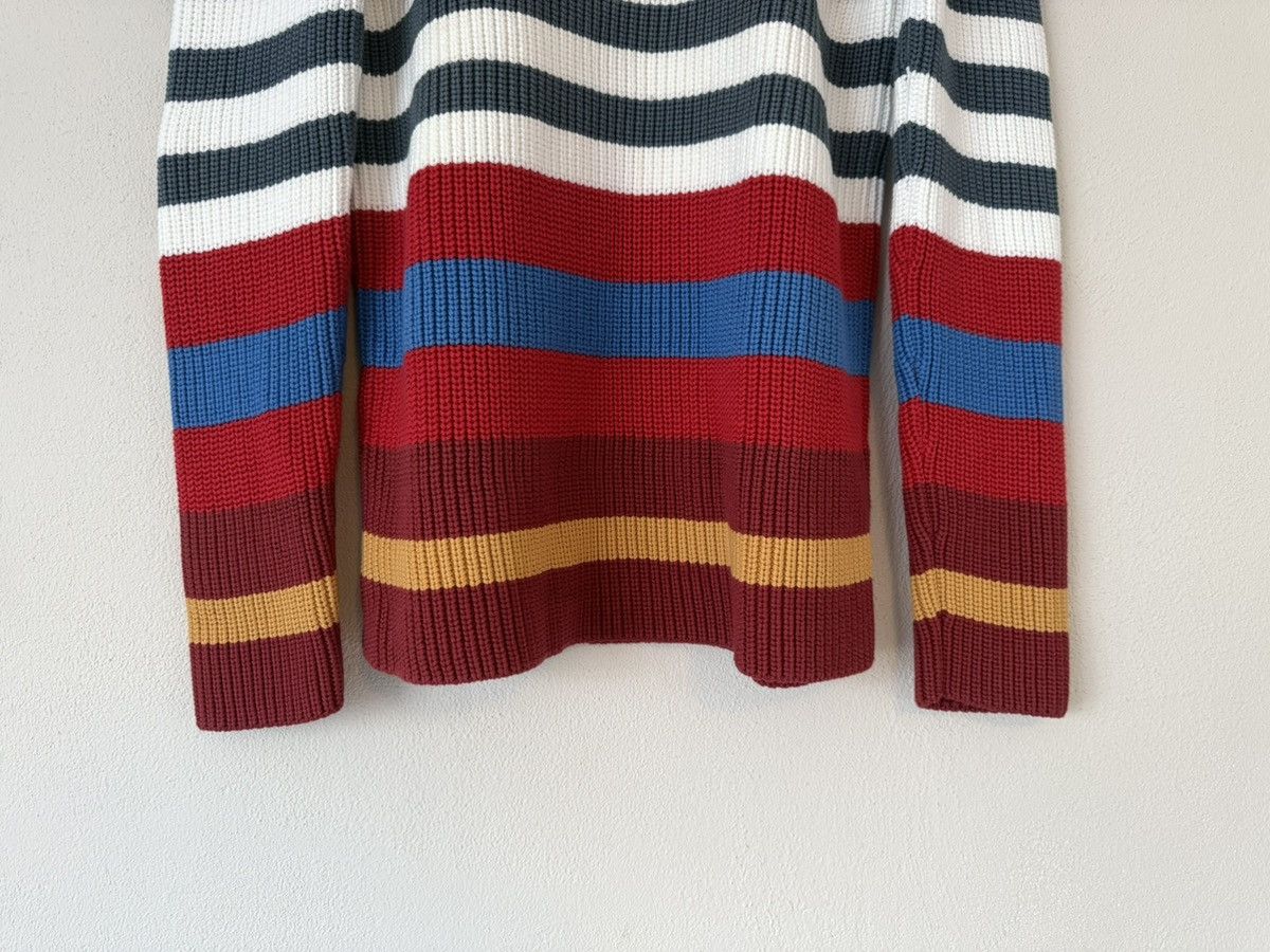Loewe Multicolor Striped Chunky Knit Sweater Size US L / EU 52-54 / 3 - 3 Thumbnail