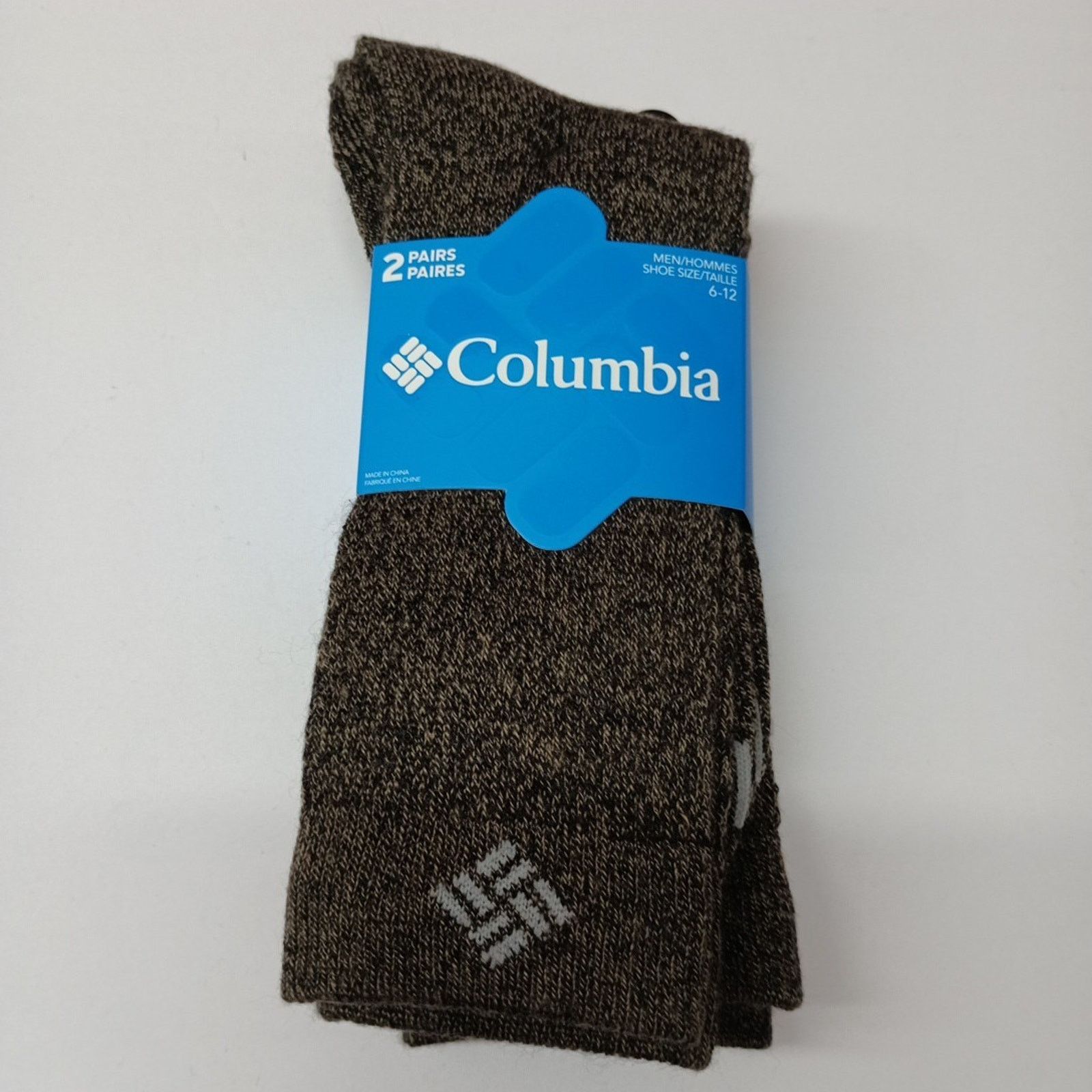 Columbia Men's Columbia 2-pack Wool-Blend Crew Socks Shoe Size: 6-12 Size ONE SIZE - 1 Thumbnail