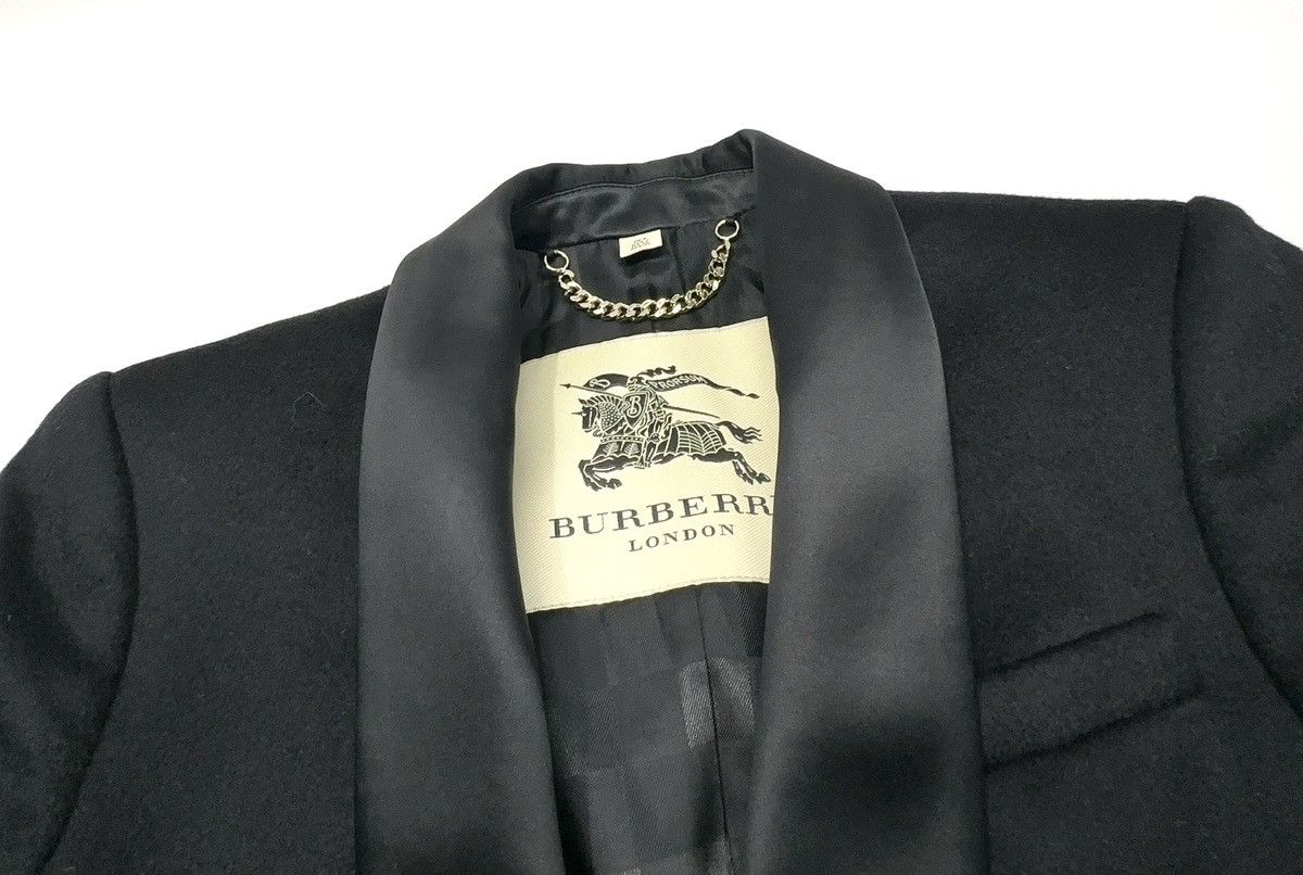 Burberry black wool and cashmere satin-lapel evening coat Size XS / US 0-2 / IT 36-38 - 6 Thumbnail