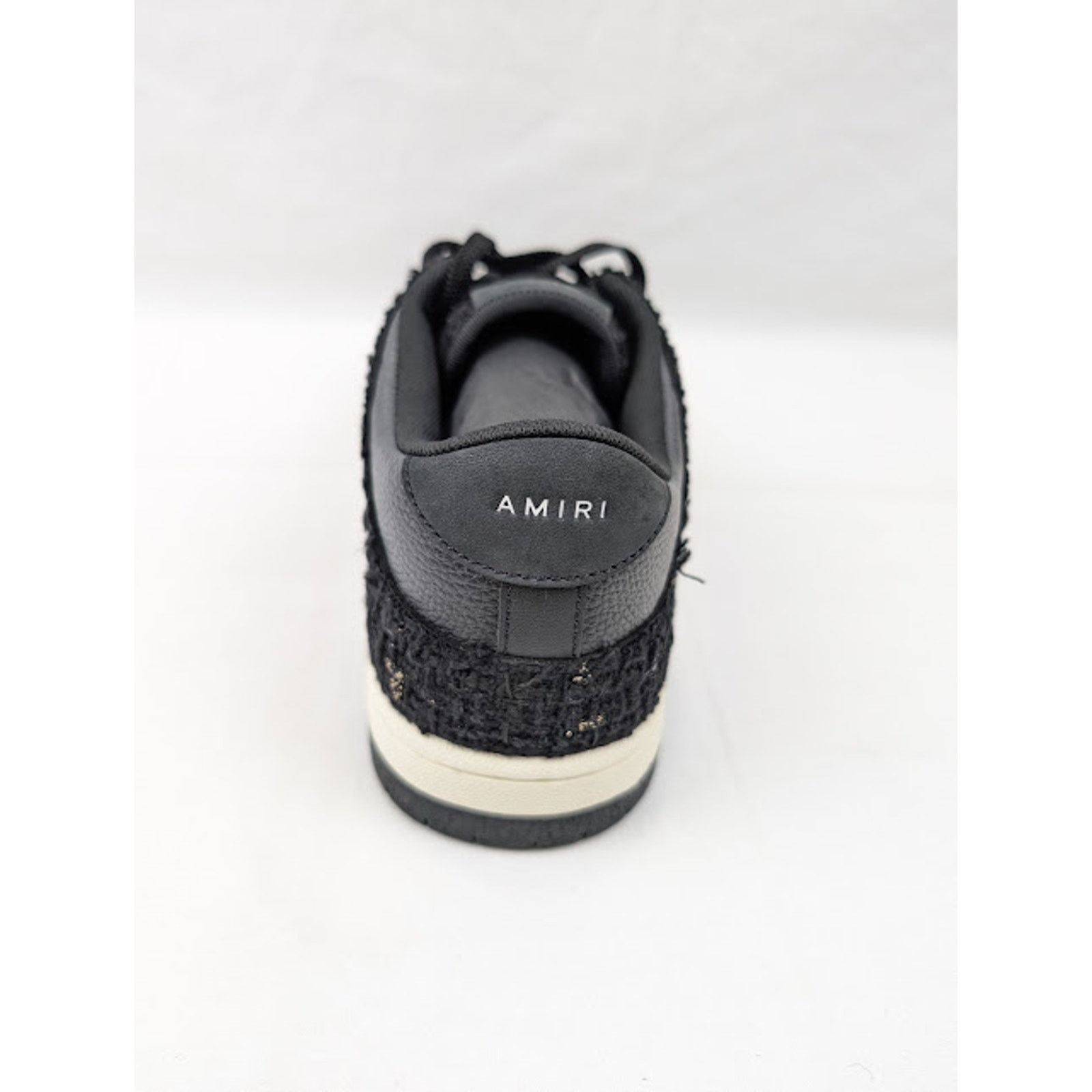 Amiri o1rshd1 Boucle Skelton Low-Top Sneakers in Black Size US 9 / EU 42 - 10 Thumbnail
