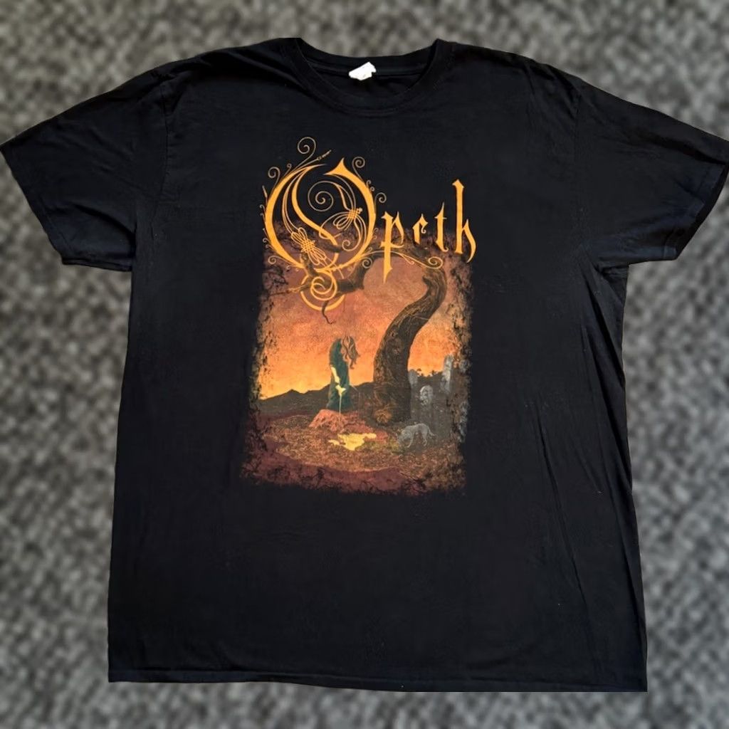 Gildan Vintage Opeth Progressive Death Metal Band Katatonia Gojira T Shirt Sz XL 2000s Men Size US XXL / EU 58 / 5 - 1 Thumbnail