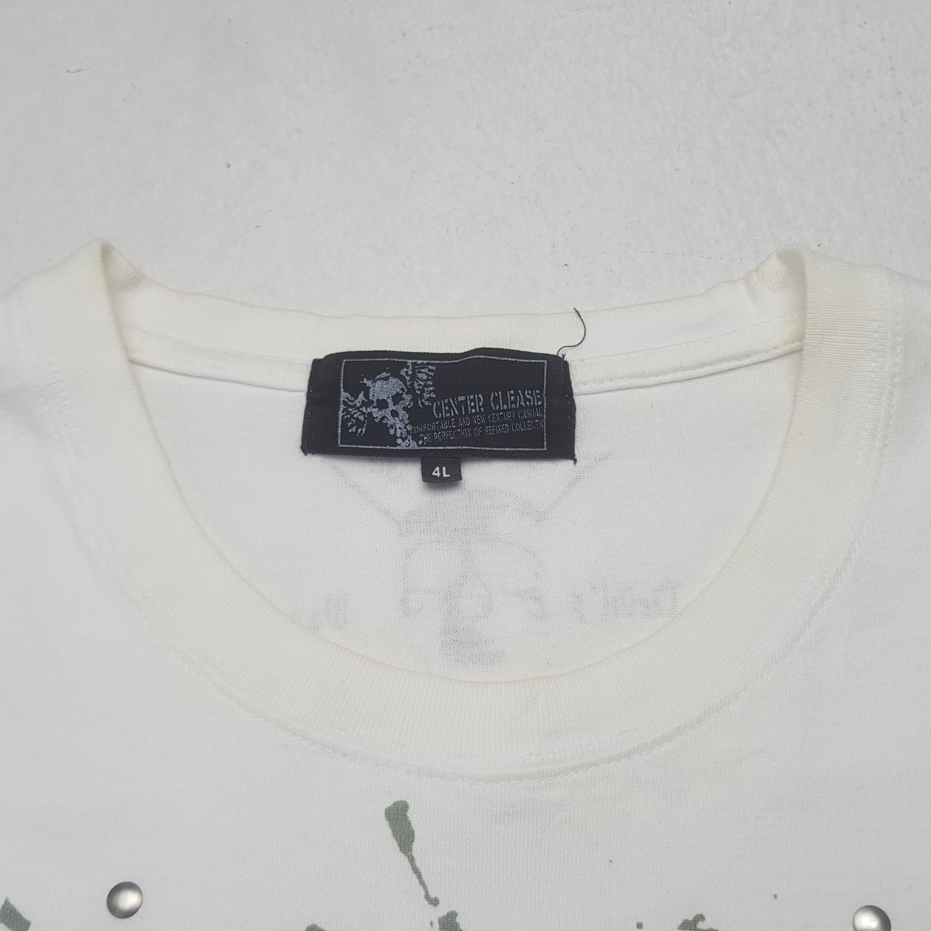 Vintage Vintage Natural Skeleton Punk Style Tshirt C301N62 Size US L / EU 52-54 / 3 - 5 Thumbnail