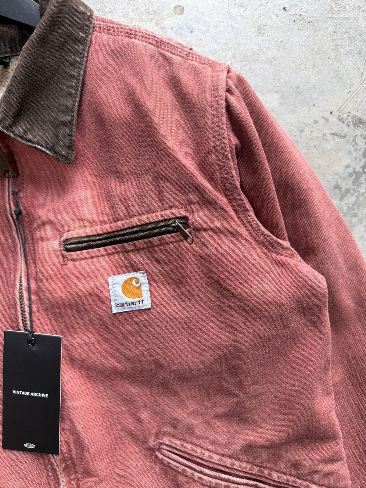 Carhartt Vintage 1990s Carhartt Detroit Salmon Jacket Size US S / EU 44-46 / 1 - 2 Thumbnail