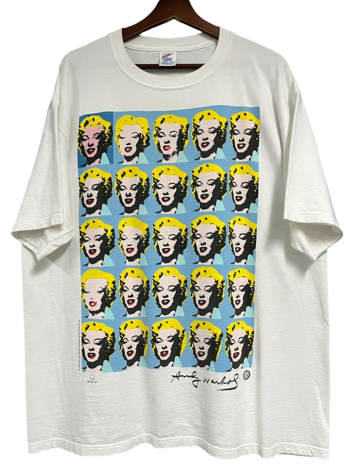 Vintage Marilyn Monroe Andy Warhol 90s t shirt
