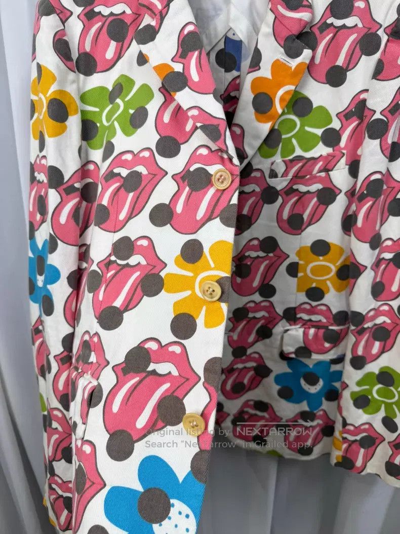 Comme des Garcons Comme des Garçons Size M Pop art cotton blazer with Rolling Size 38R - 5 Thumbnail