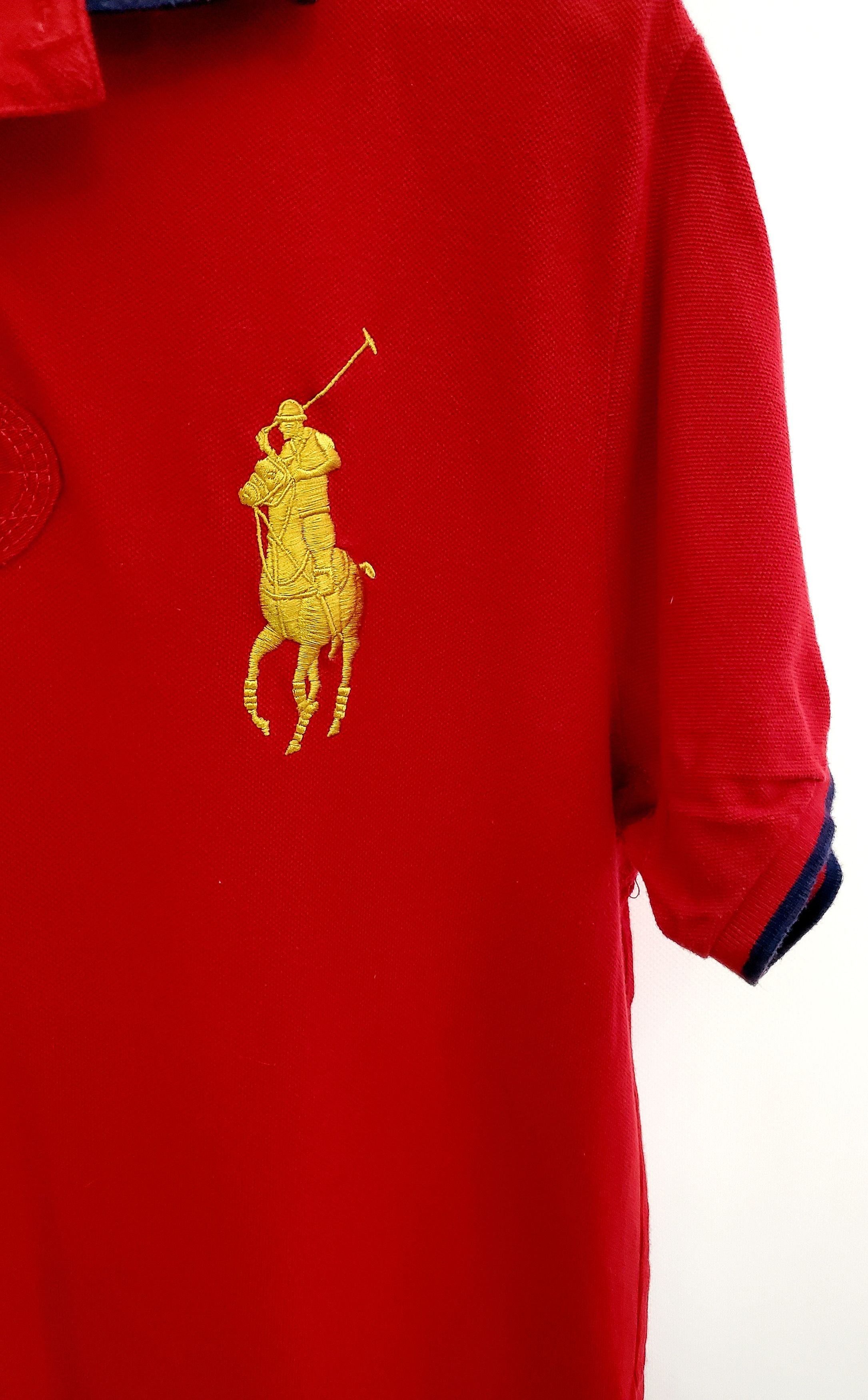 Polo Ralph Lauren × Vintage Polo Ralph Lauren Polo Shirt #2 Chief Keef Style Big Pony L Size US L / EU 52-54 / 3 - 3 Thumbnail