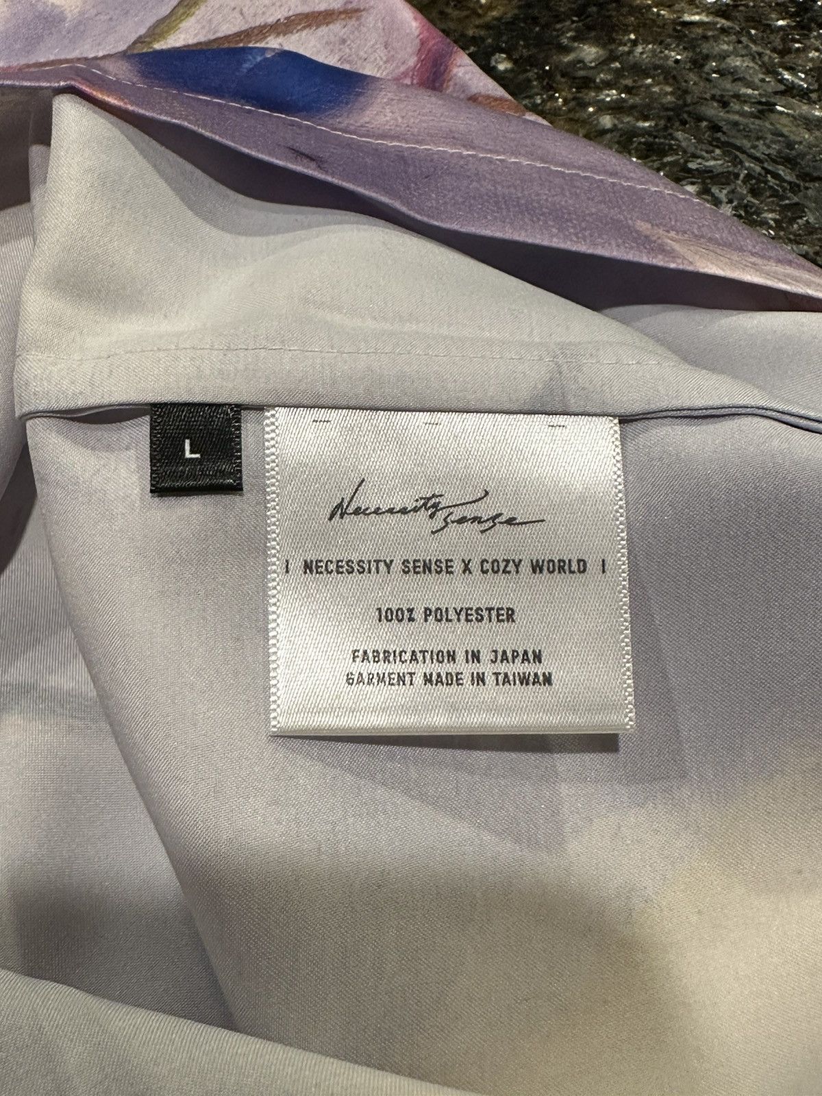 AWGE Necessity Sense x Cozy World Awge A$AP Rocky Silk Shirt Size US L / EU 52-54 / 3 - 12 Thumbnail
