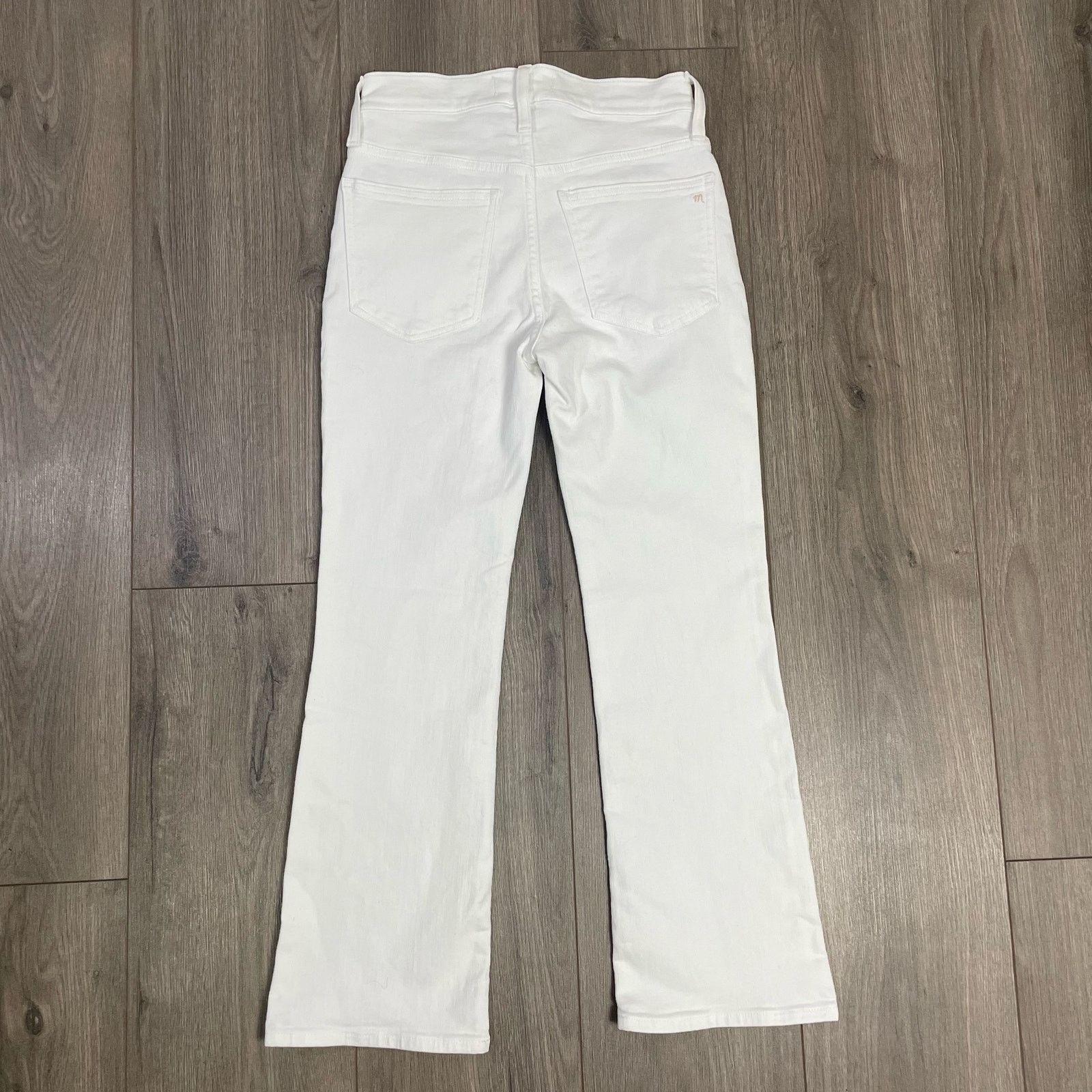 Madewell Madewell Mid Rise Kick Out Crop Denim Jeans US Women's 33P Size 33" - 3 Thumbnail