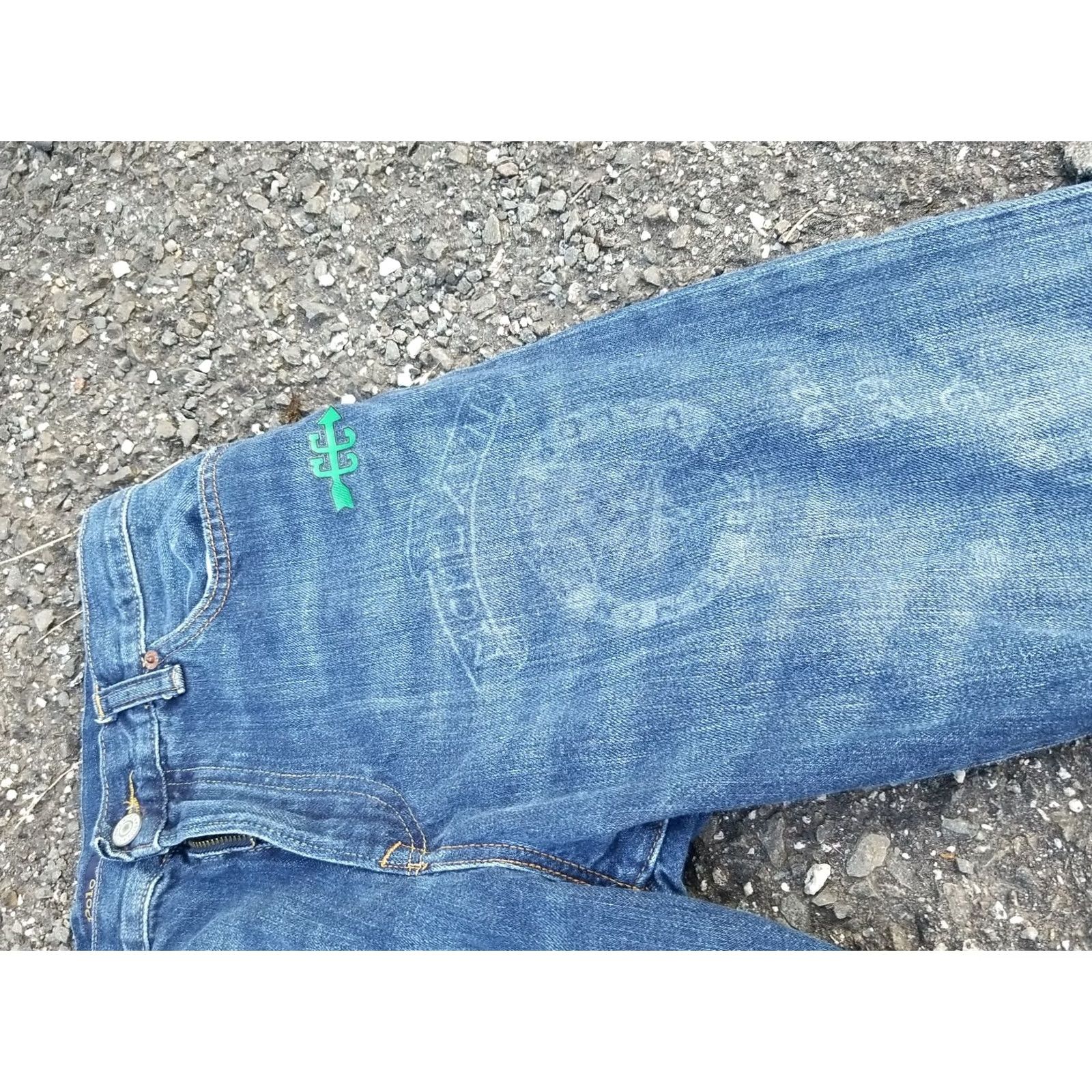 Ralph Lauren Polo Ralph Lauren Jeans Womens 20 Slim Straight Leg Denim 5-Pocket Blue Cotton Blend Size 42" / US 20 - 3 Thumbnail