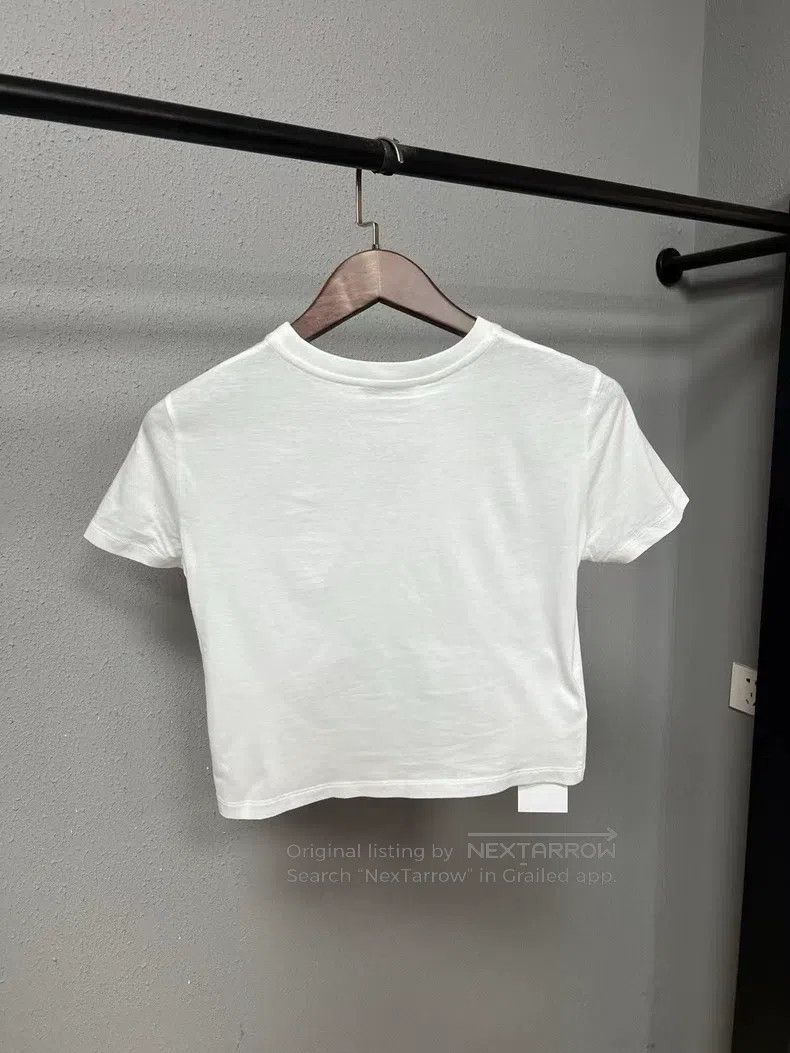 Miu Miu Miu Miu Size XS Embroidered logo short sleeve Size XS / US 0-2 / IT 36-38 - 2 Thumbnail