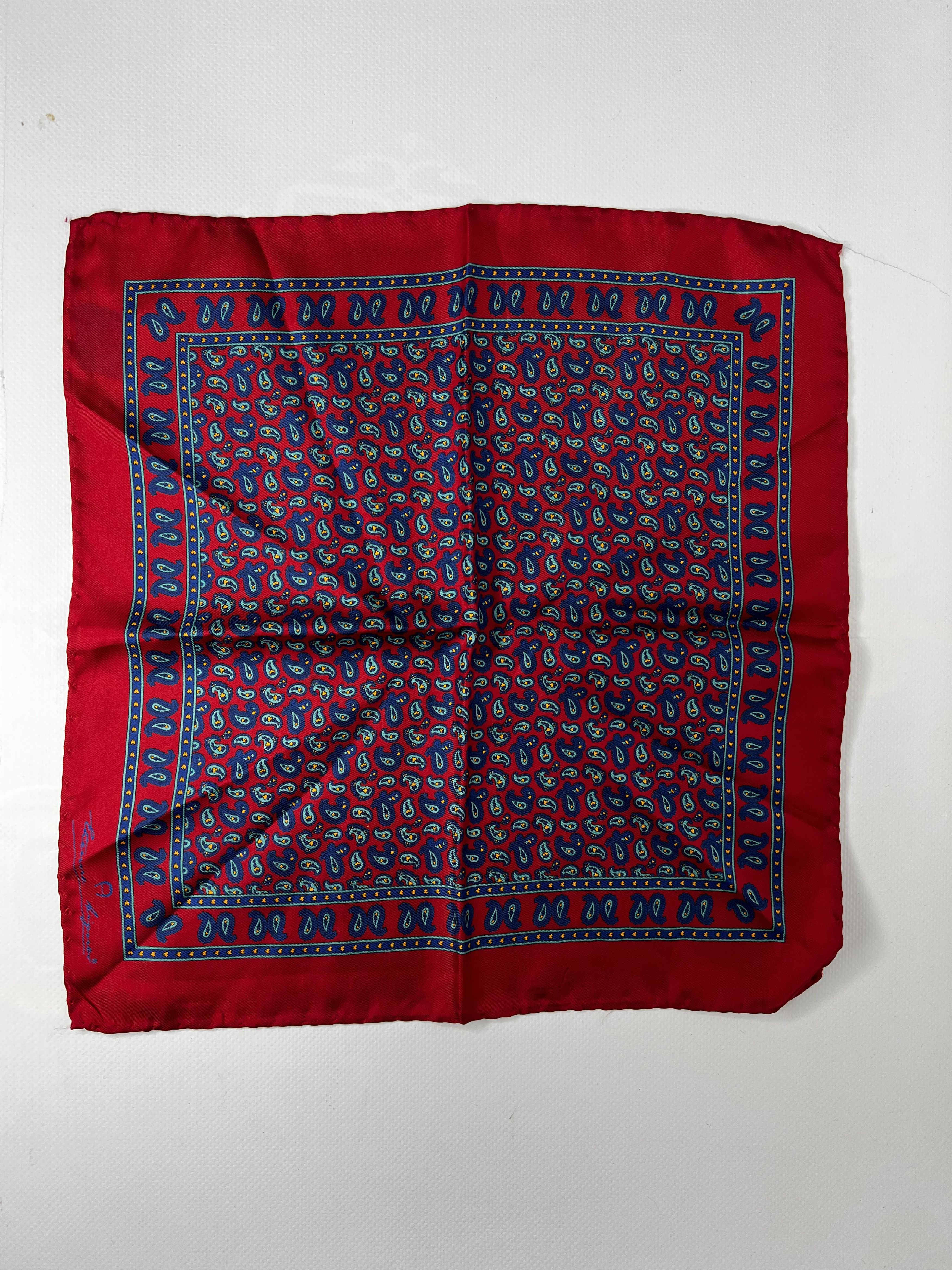 Etienne Aigner ETIENNE AIGNER VINTAGE SCARF SILK 32 X 32 cm Size ONE SIZE - 1 Thumbnail