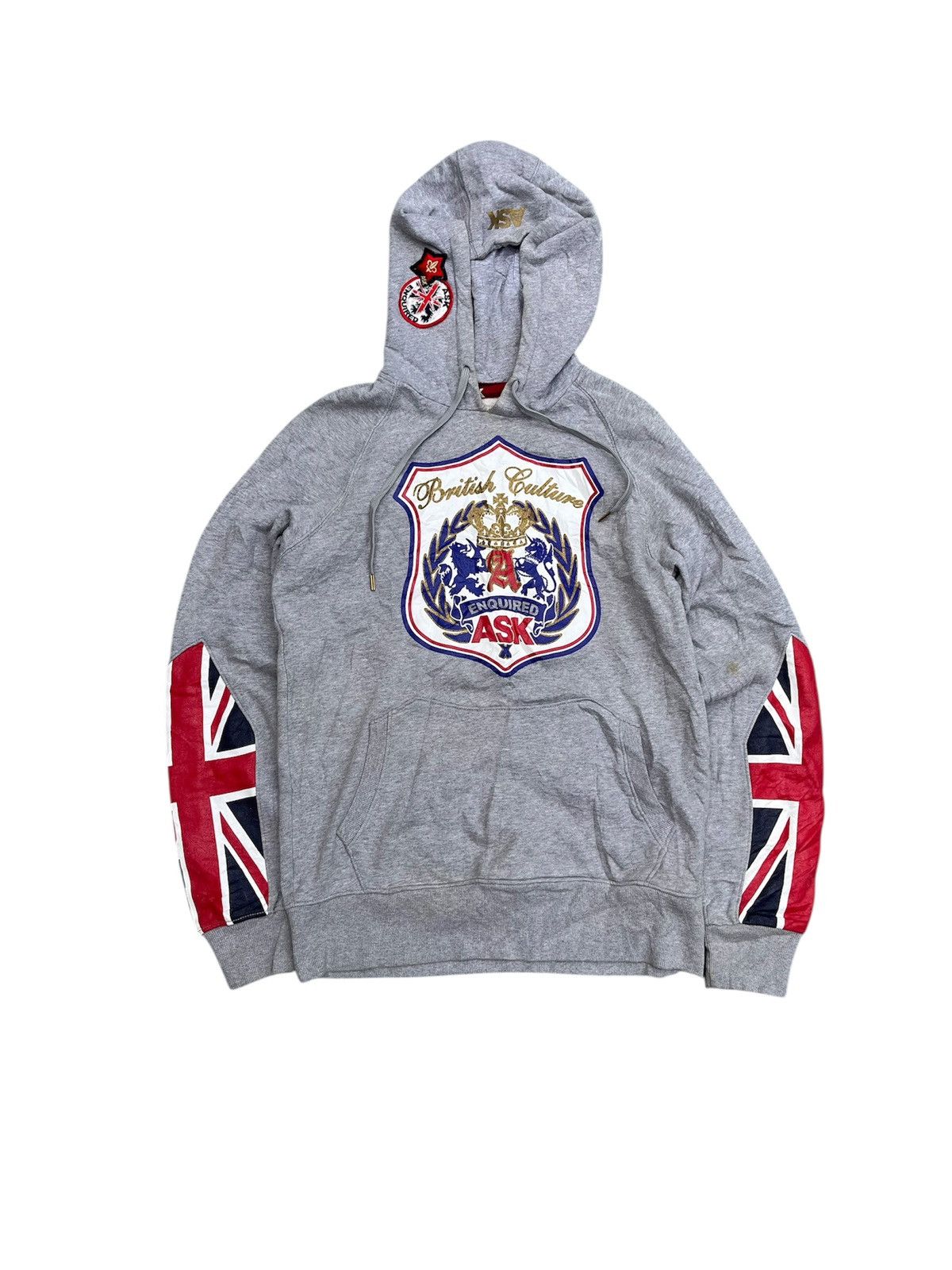 Japanese Brand Ask Enquiared British Culture Hoodie Lgb Punk Size US S / EU 44-46 / 1 - 1 Thumbnail