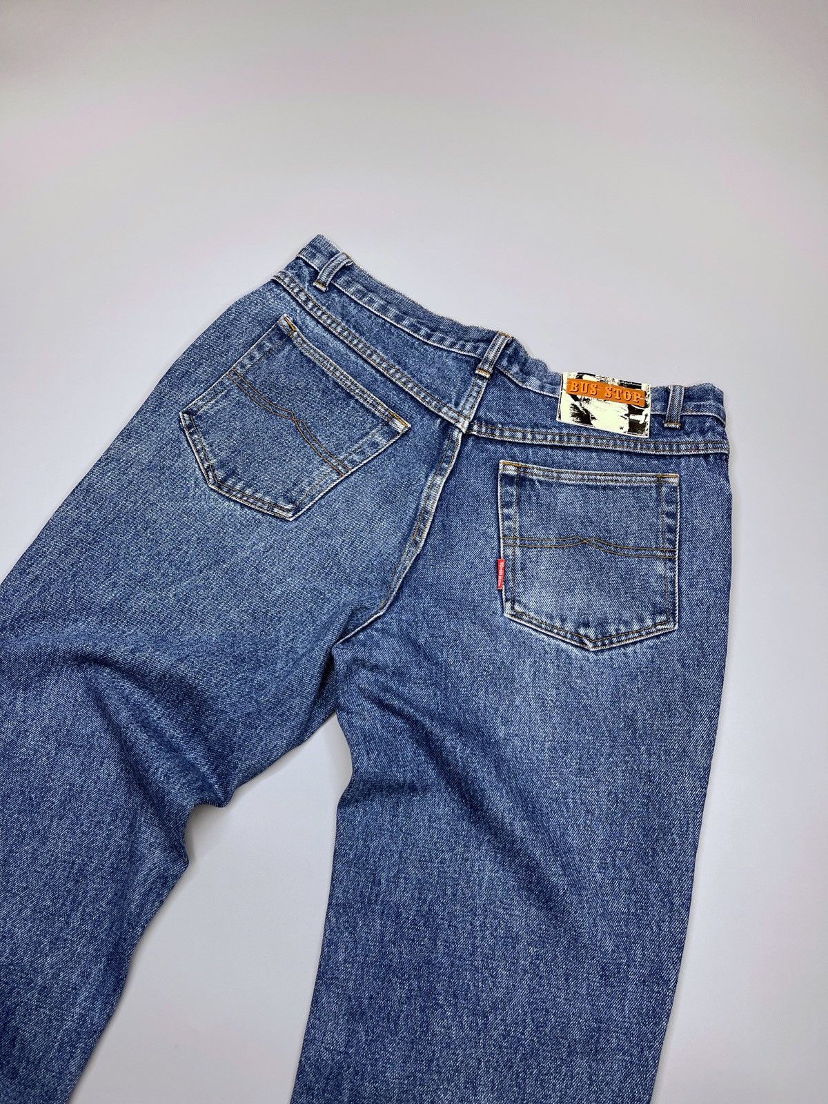 Vintage VINTAGE Y2K DENIM JEANS BUS STOP STREETWEAR Size US 34 / EU 50 - 2 Thumbnail