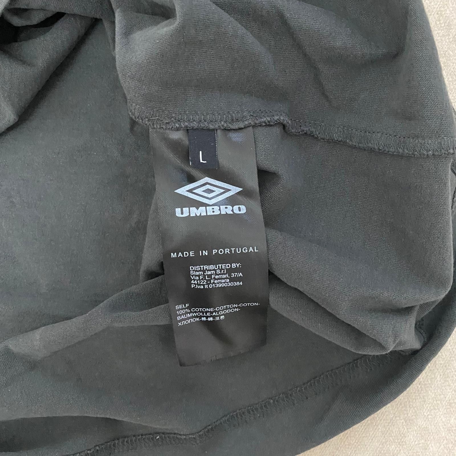 Umbro x Slam Jam Black Steward Vest Print Oversized T-Shirt Size US L / EU 52-54 / 3 - 6 Thumbnail