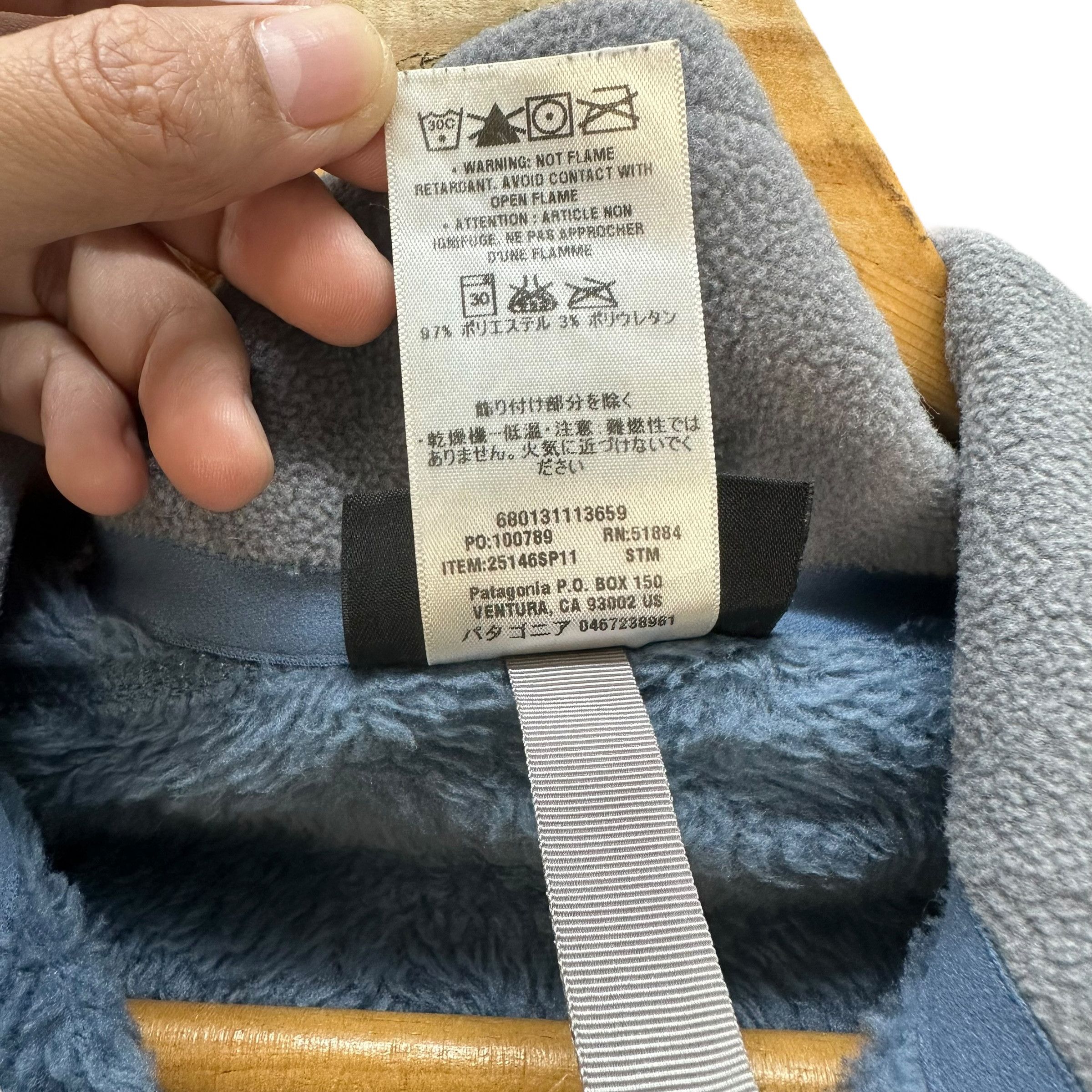Patagonia PATAGONIA FLEECE JACKET #9002-47 Size XL / US 12-14 / IT 48-50 - 8 Thumbnail