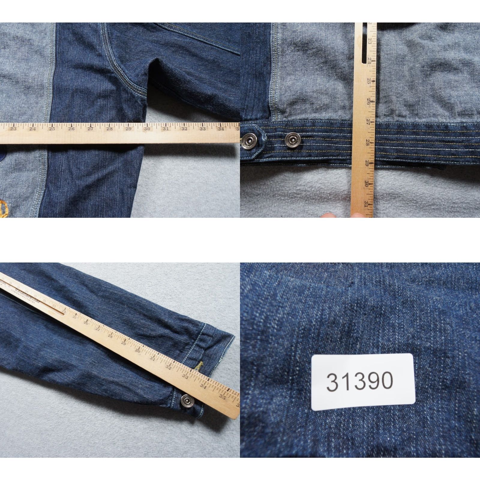 Fubu VINTAGE Fat Albert Jacket Mens 3XL Blue Denim FUBU Bomber Jacket Hip Hop 90s Y2K Men Size US 39 - 8 Thumbnail